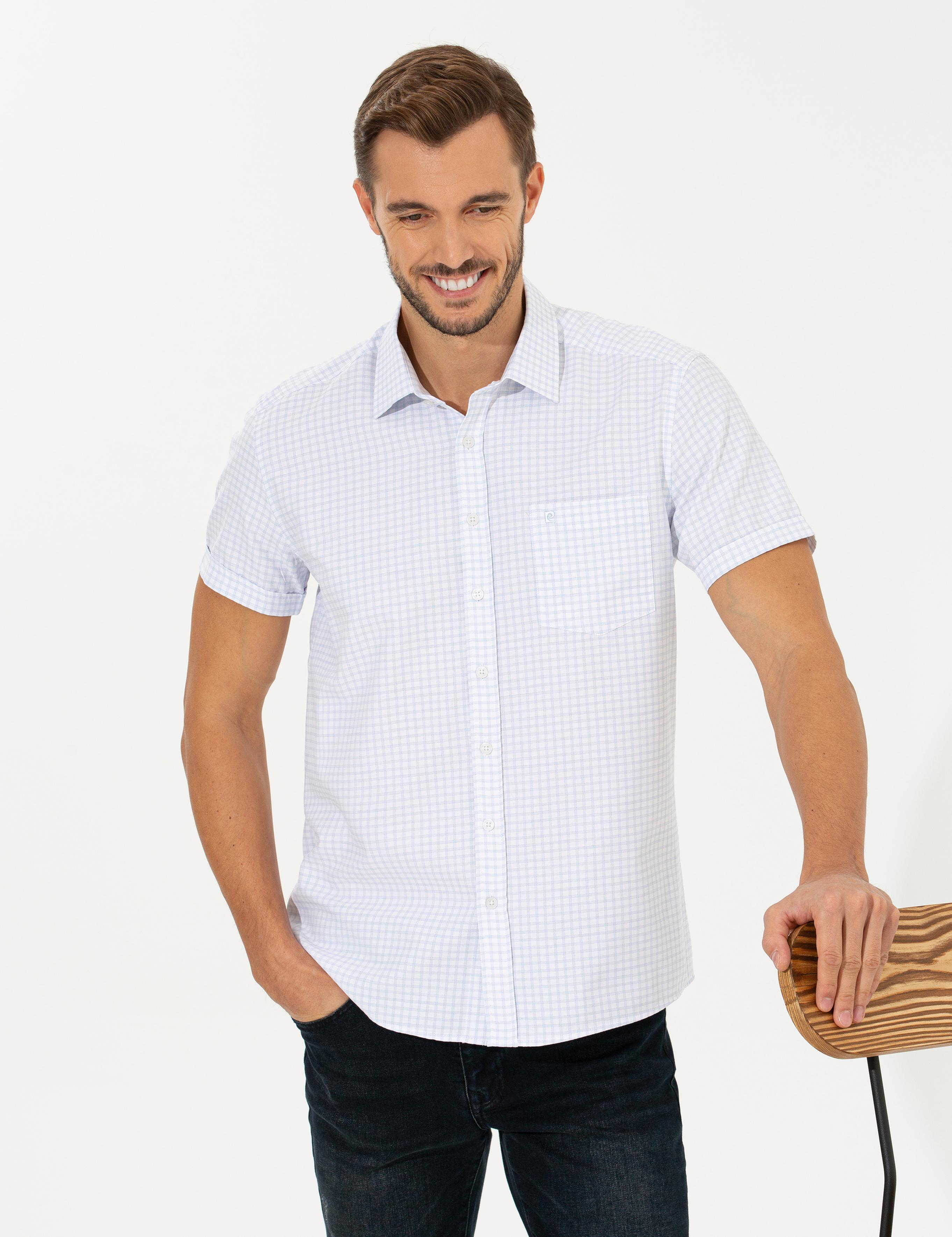 Açık Mavi Regular Fit Kısa Kollu Gömlek