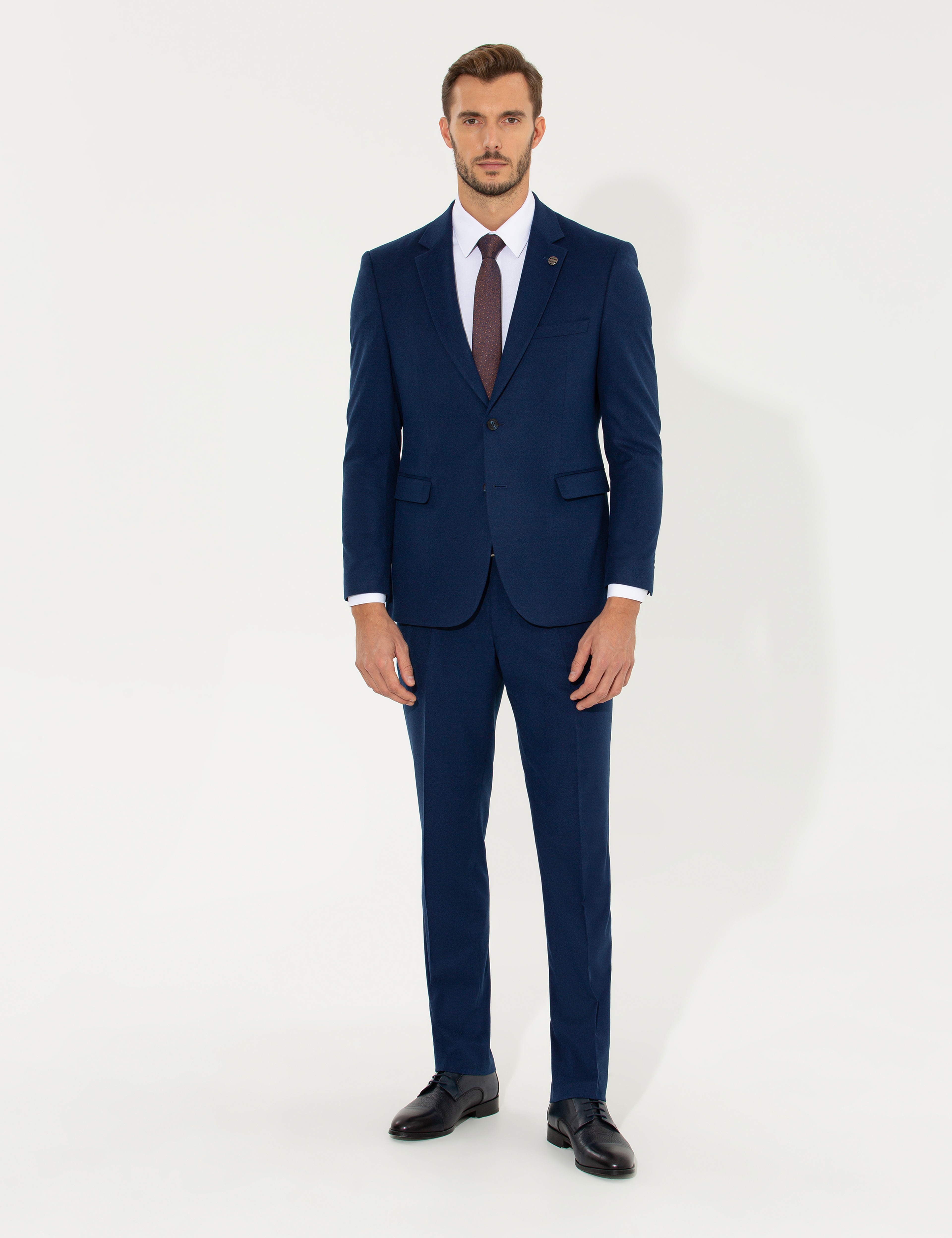 Açık Lacivert Slim Fit Takım Elbise
