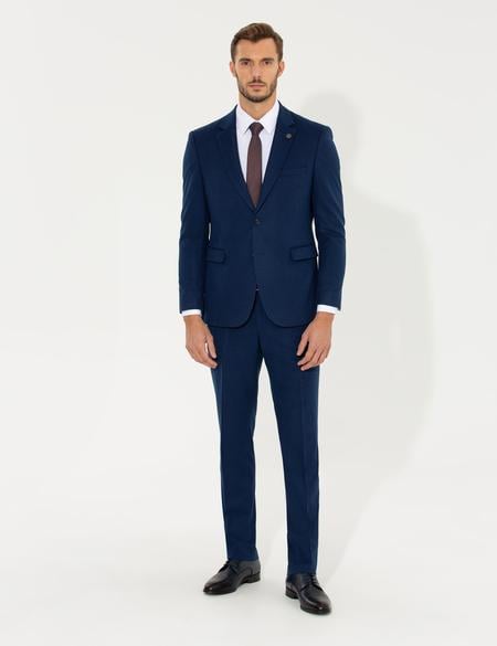 Açık Lacivert Slim Fit Takım Elbise - 50260093158