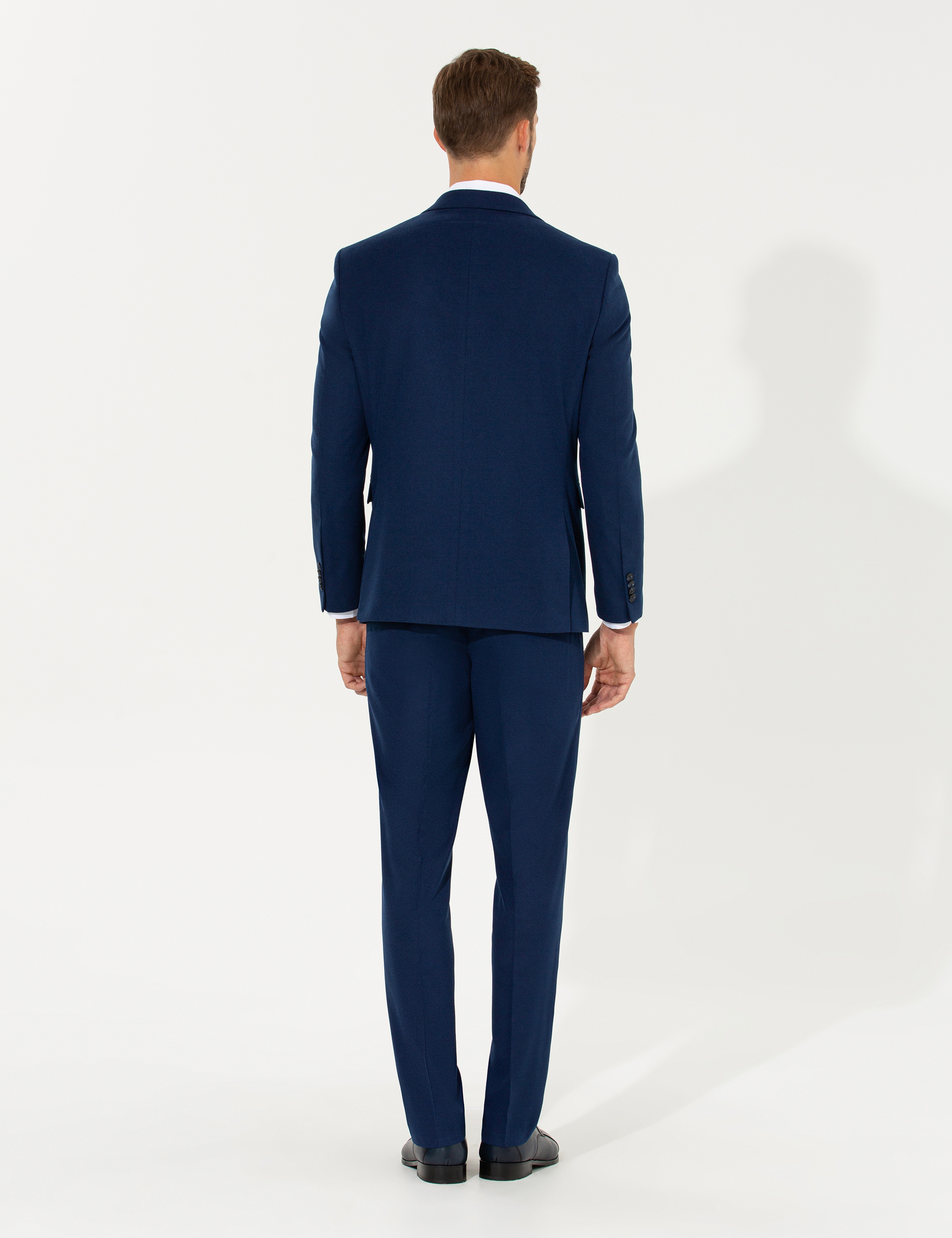 Açık Lacivert Slim Fit Takım Elbise - Image 5