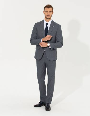 Lacivert Slim Fit Takım Elbise