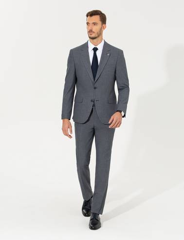 Lacivert Slim Fit Takım Elbise