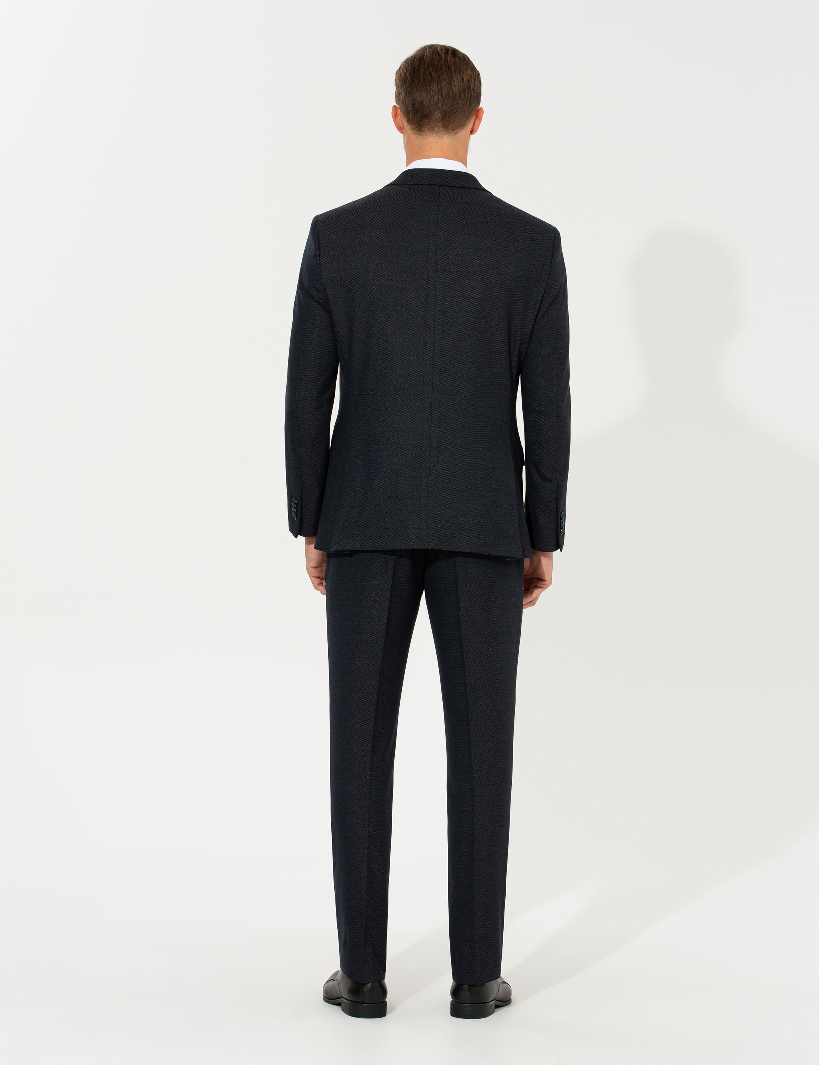 Lacivert Slim Fit Takım Elbise