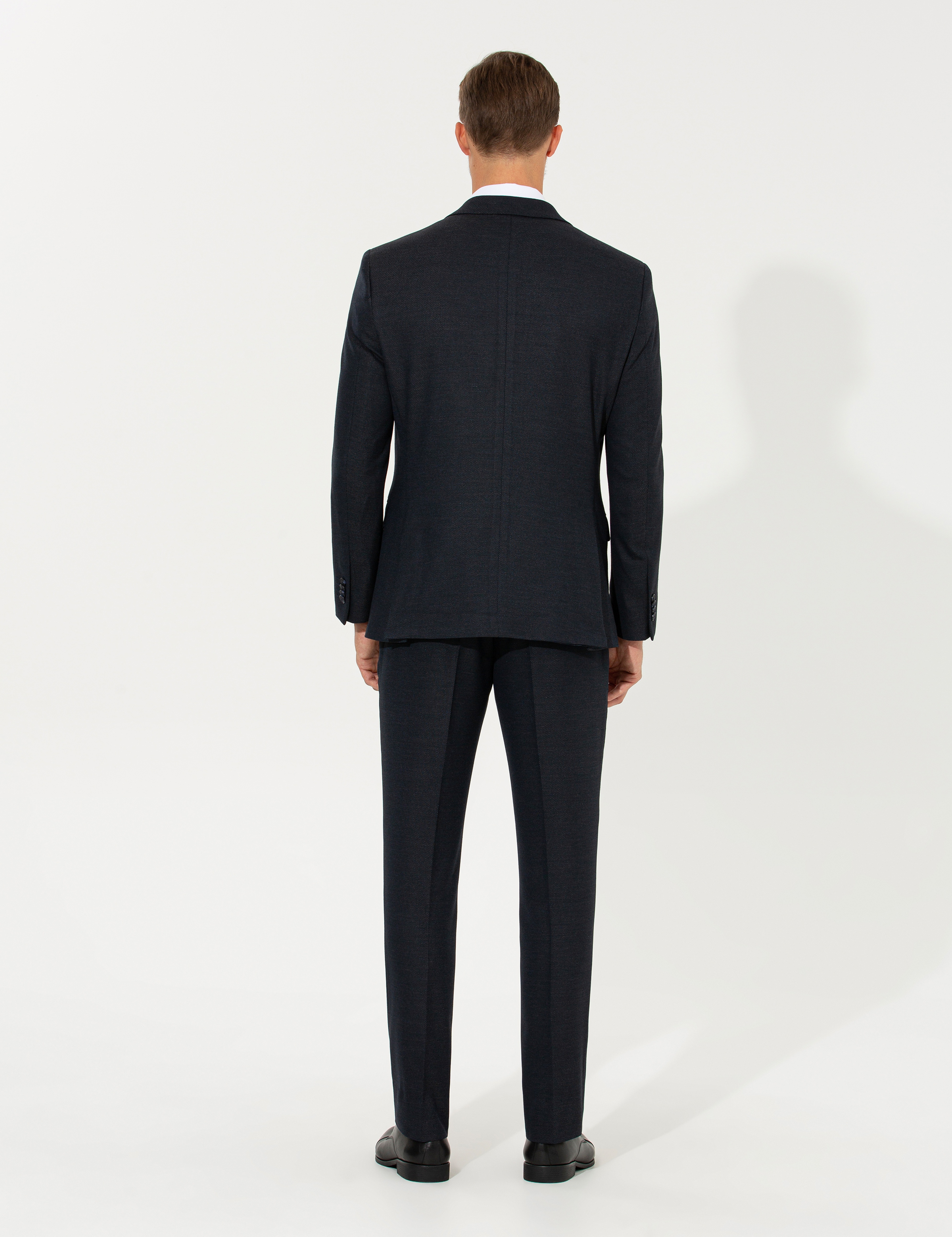 Lacivert Slim Fit Takım Elbise - Image 5