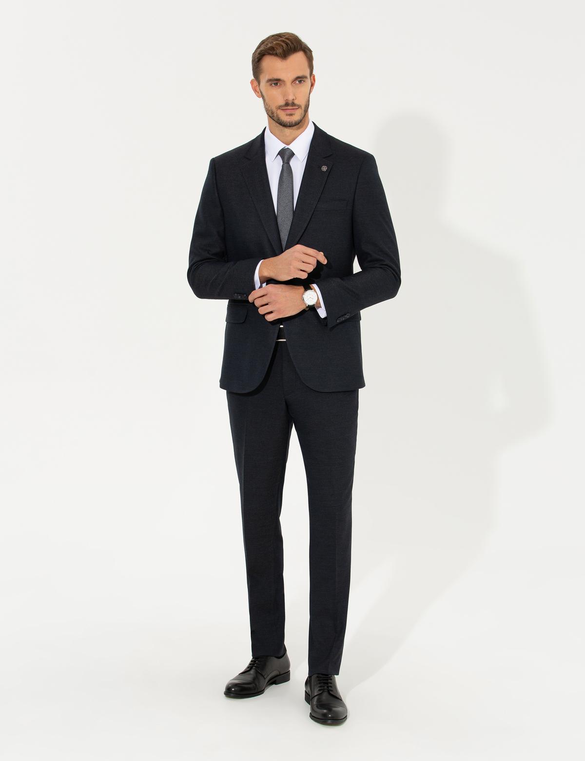 Lacivert Slim Fit Takım Elbise - 50267028005