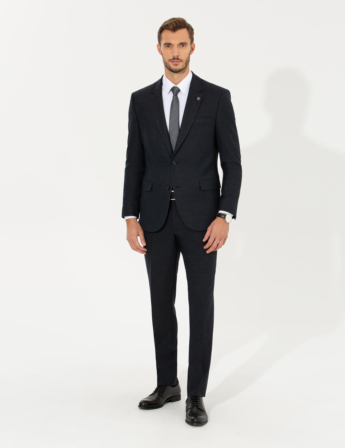 Lacivert Slim Fit Takım Elbise - 50267028005