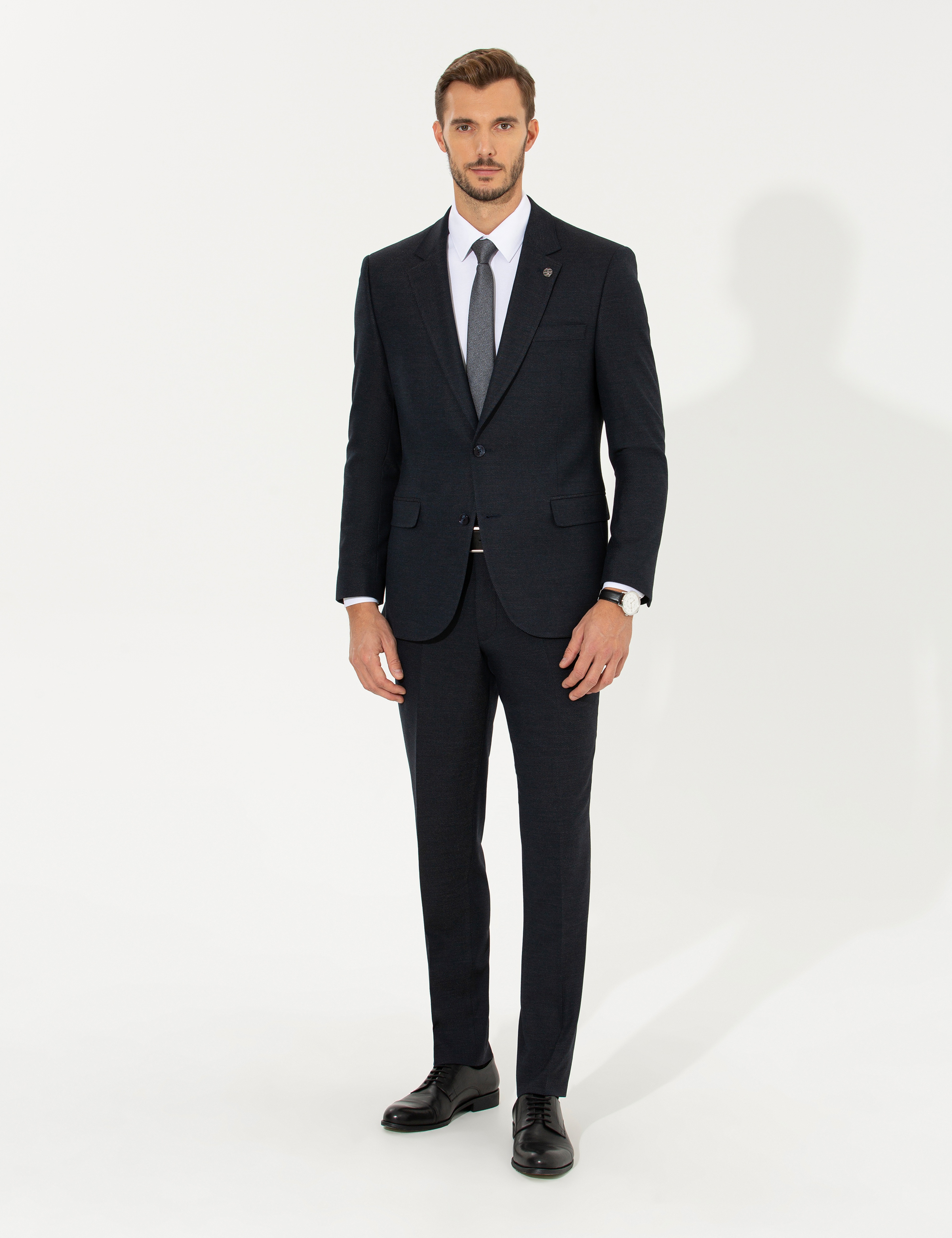 Lacivert Slim Fit Takım Elbise