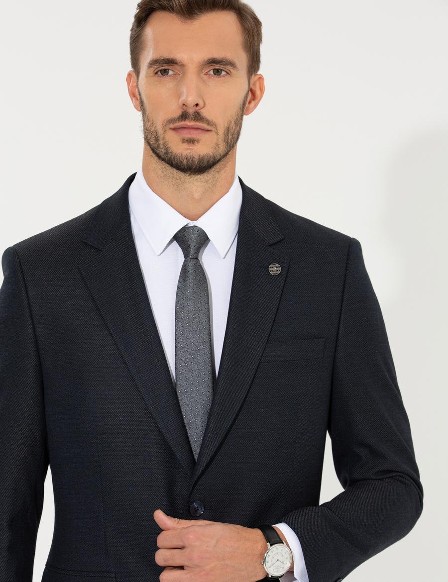 Lacivert Slim Fit Takım Elbise