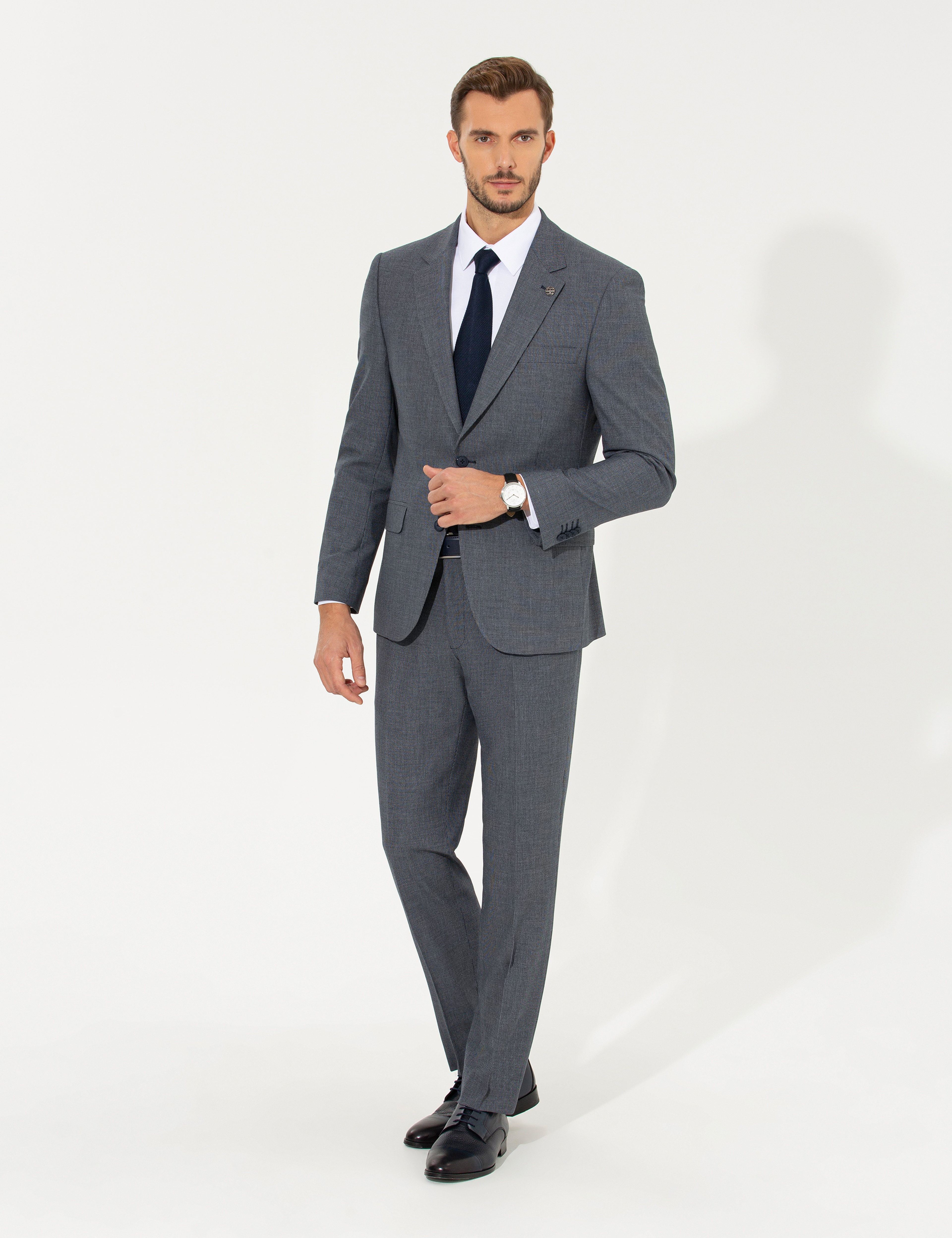 Lacivert Slim Fit Takım Elbise