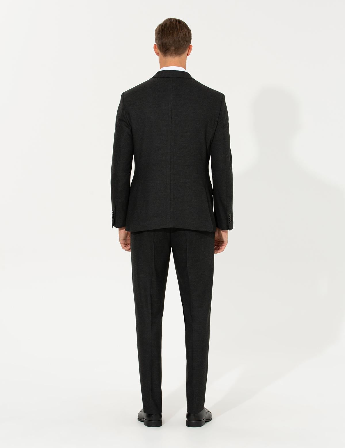 Antrasit Slim Fit Takım Elbise - 50267028041