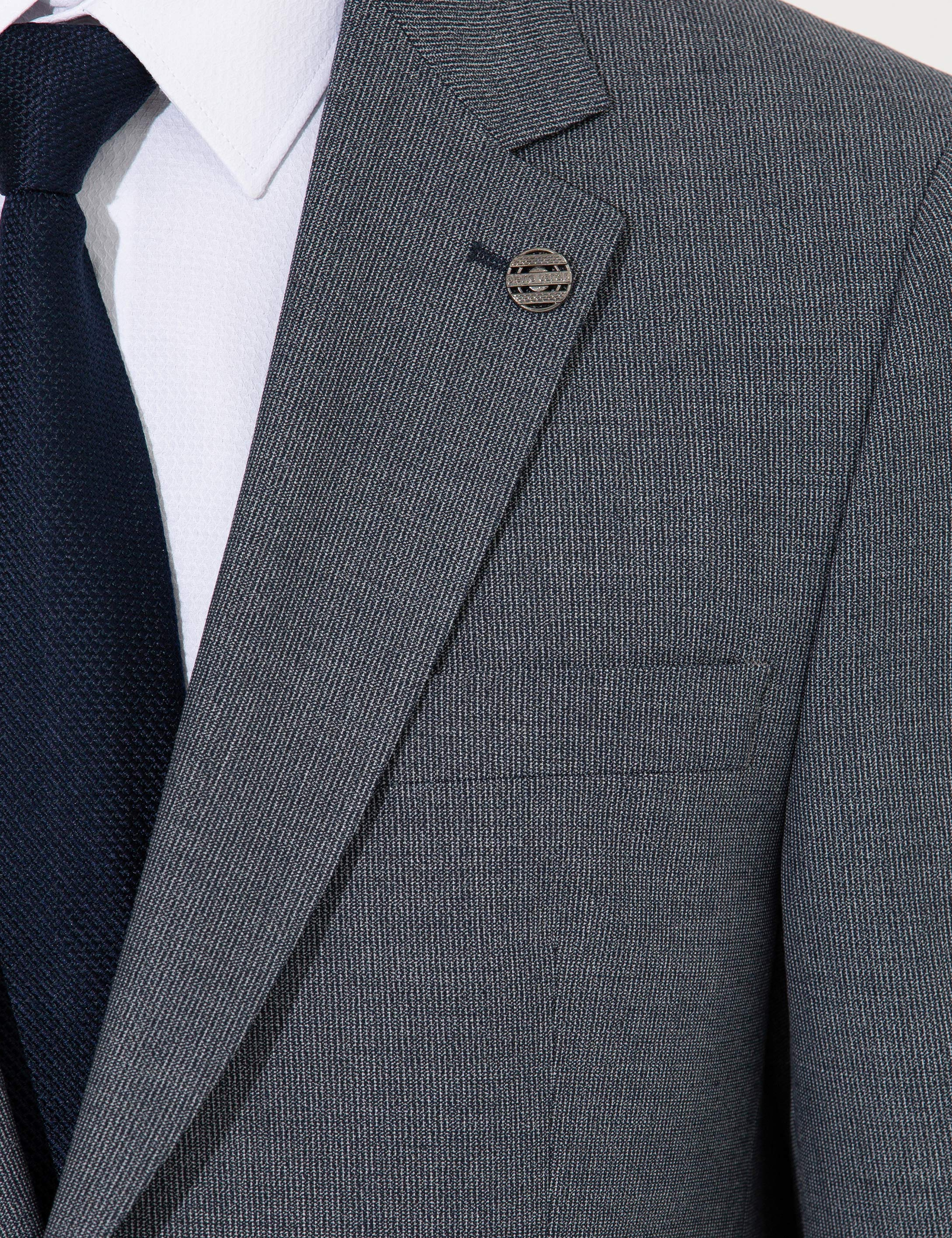 Lacivert Slim Fit Takım Elbise - Image 8