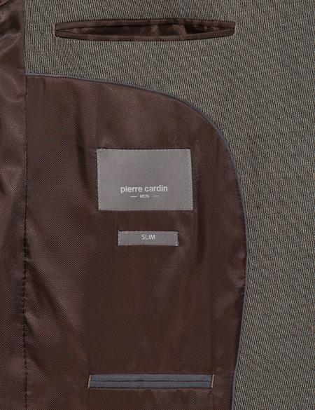 Kahverengi Slim Fit Takım Elbise - 50267030047