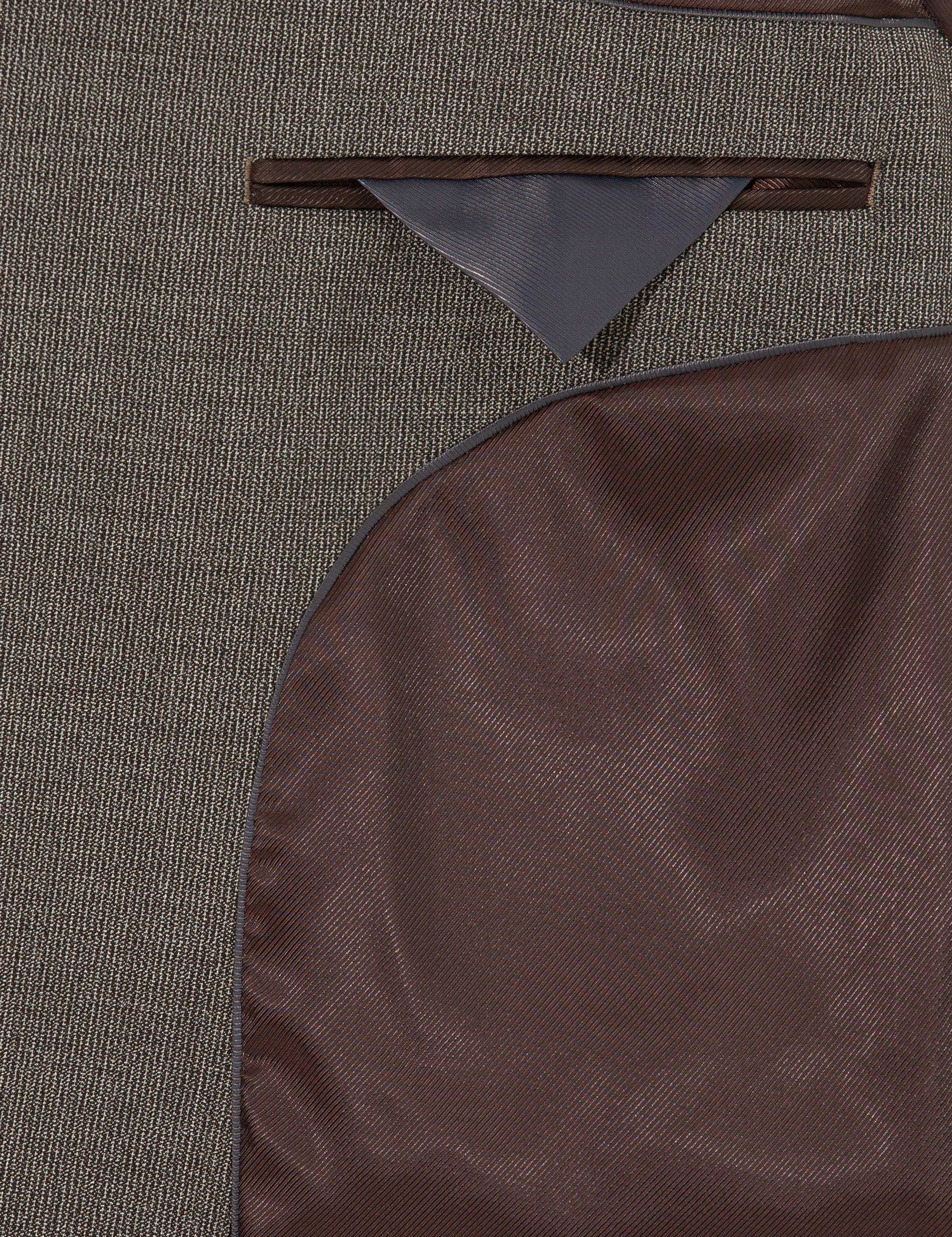 Kahverengi Slim Fit Takım Elbise