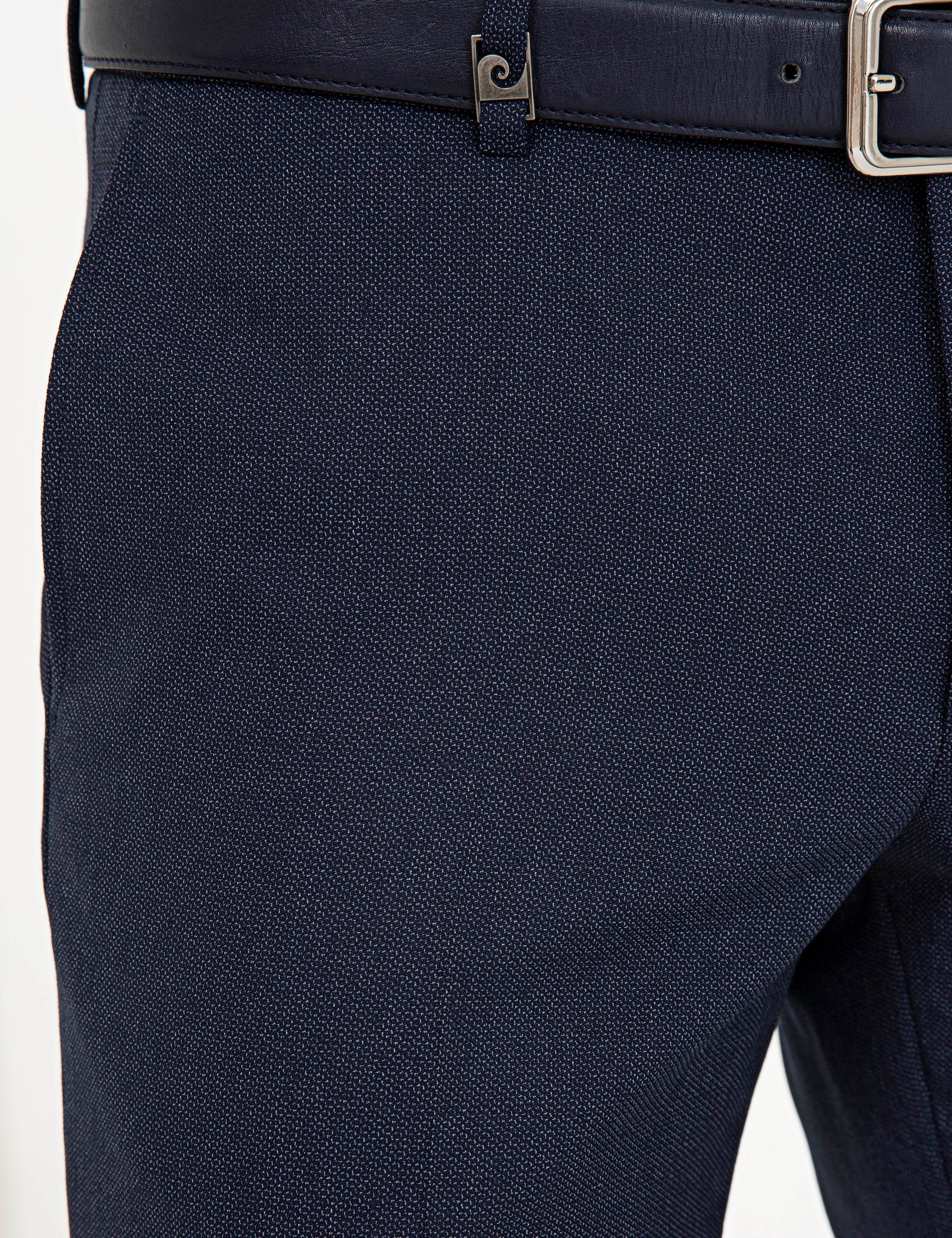 Lacivert Slim Fit Kumaş Pantolon