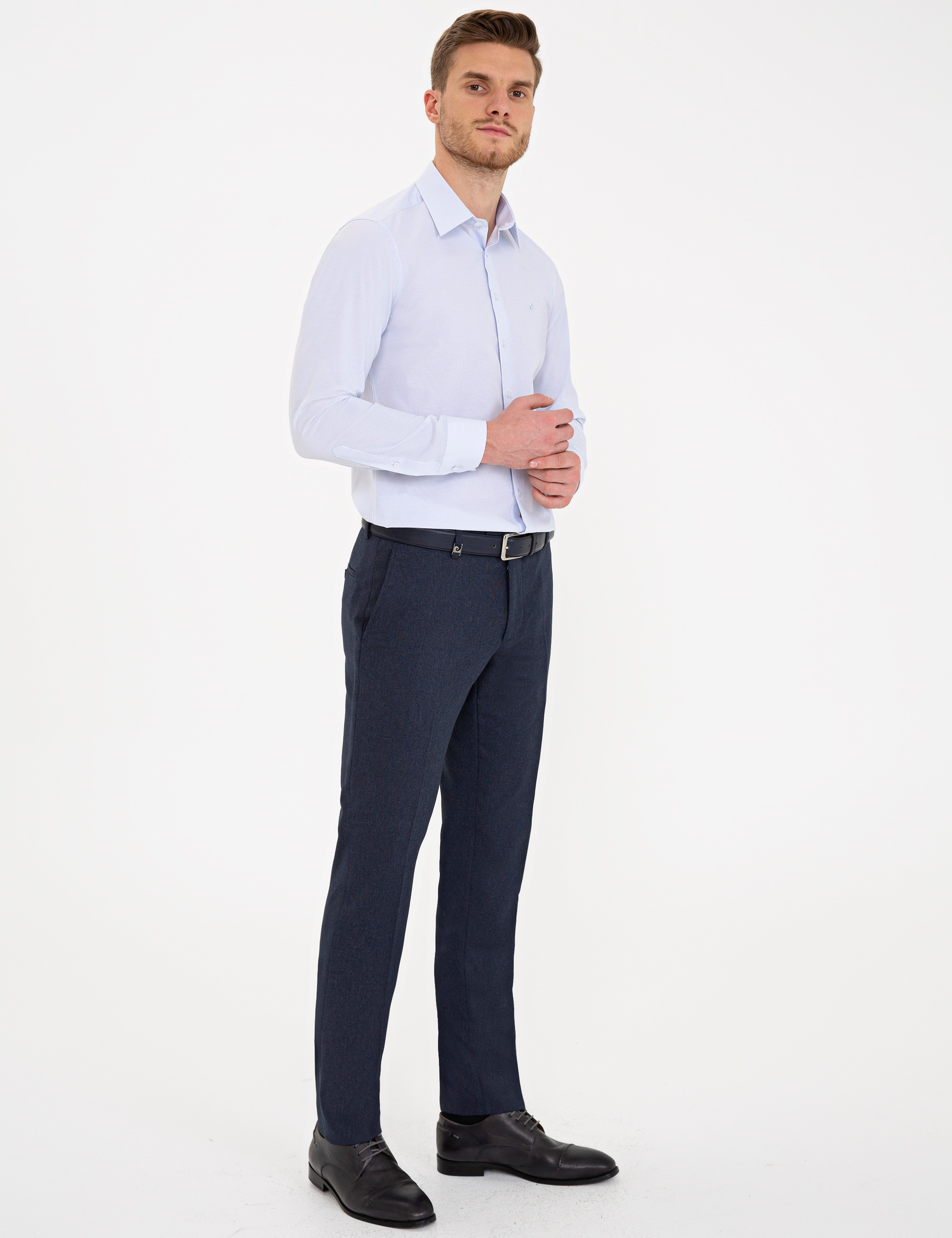 Lacivert Slim Fit Kumaş Pantolon