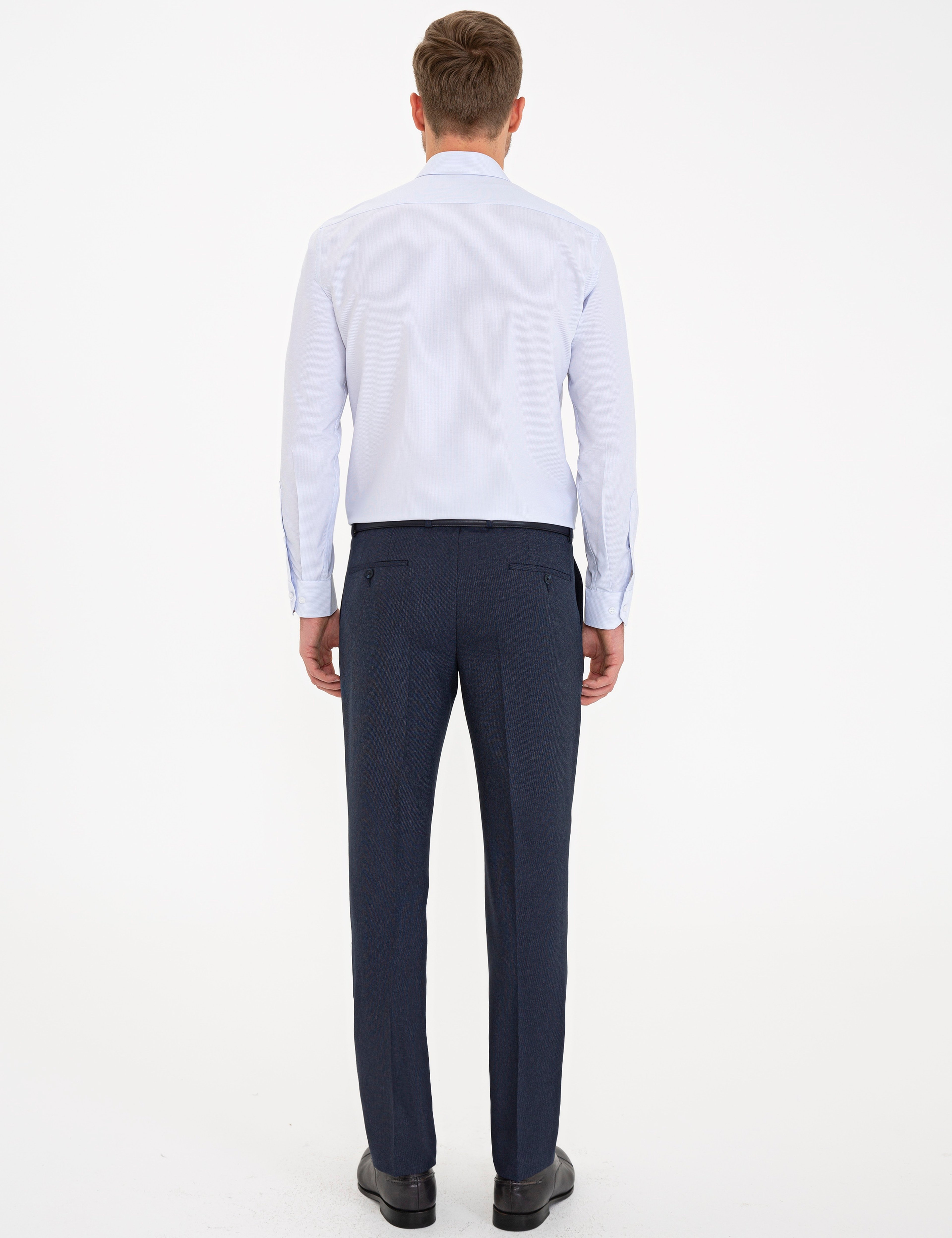 Lacivert Slim Fit Kumaş Pantolon