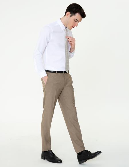 Açık Kahverengi Ex. Slim Fit Kumaş Pantolon - 50252981008