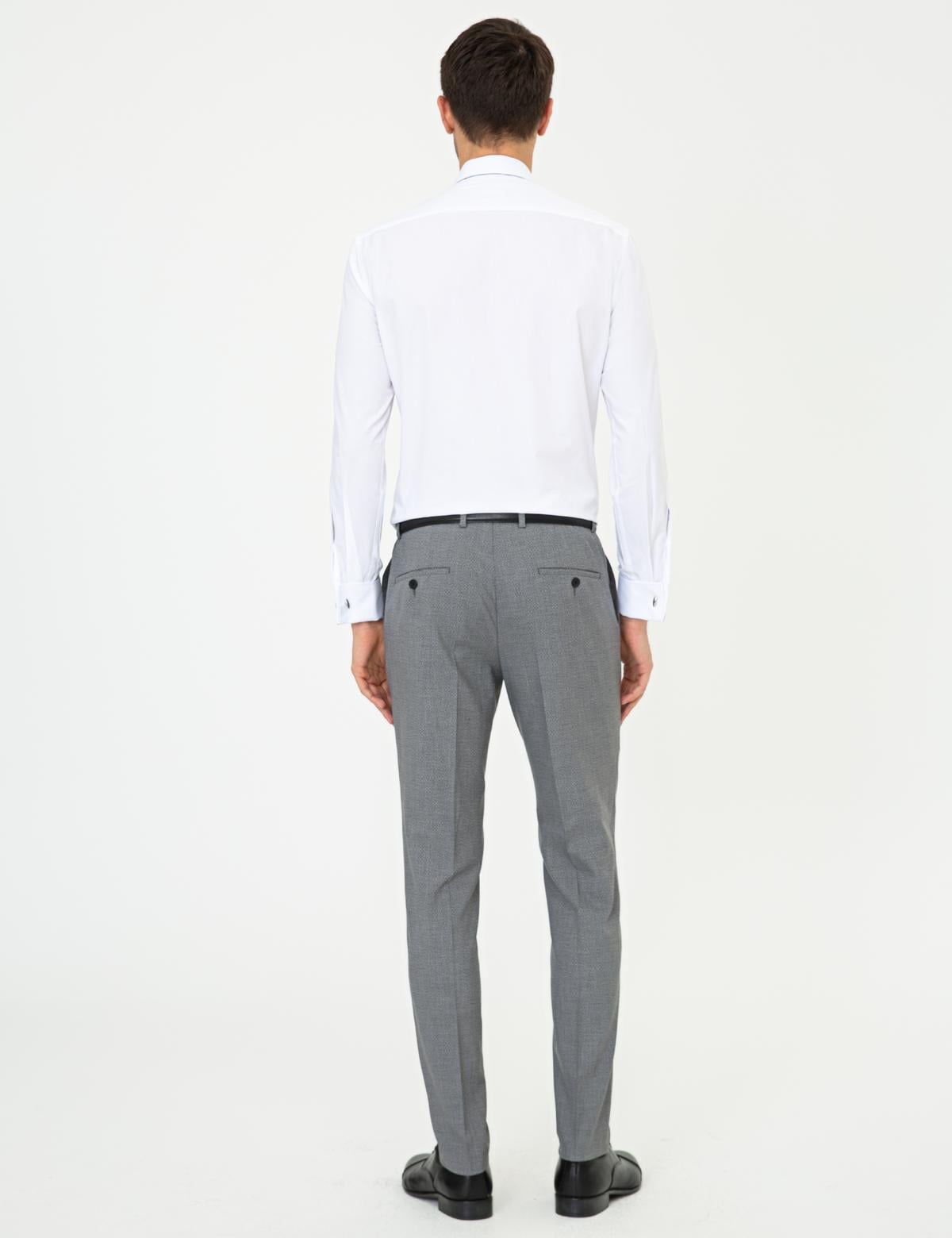 Gri Ex. Slim Fit Kumaş Pantolon - 50252981041