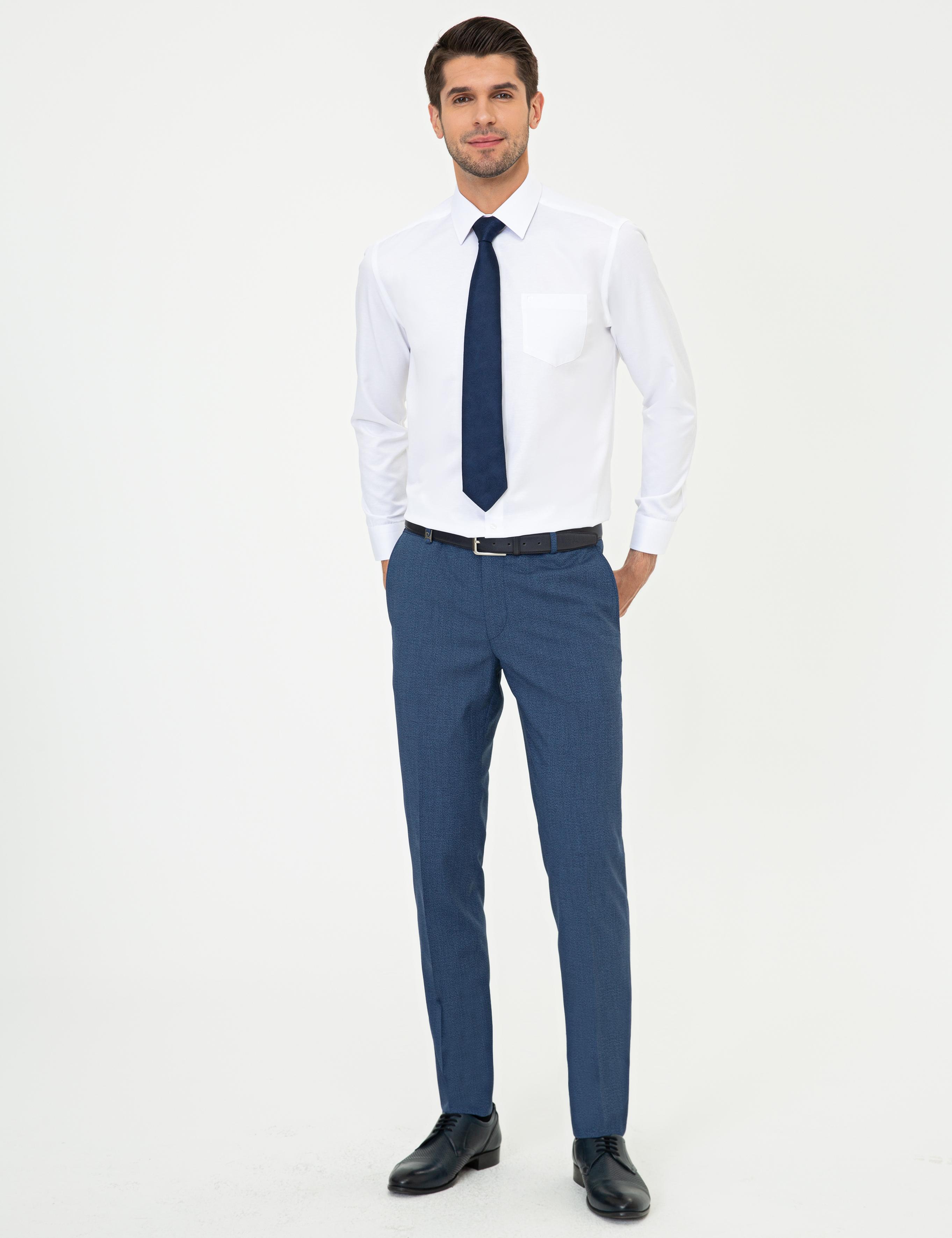 Açık Lacivert Ex. Slim Fit Kumaş Pantolon