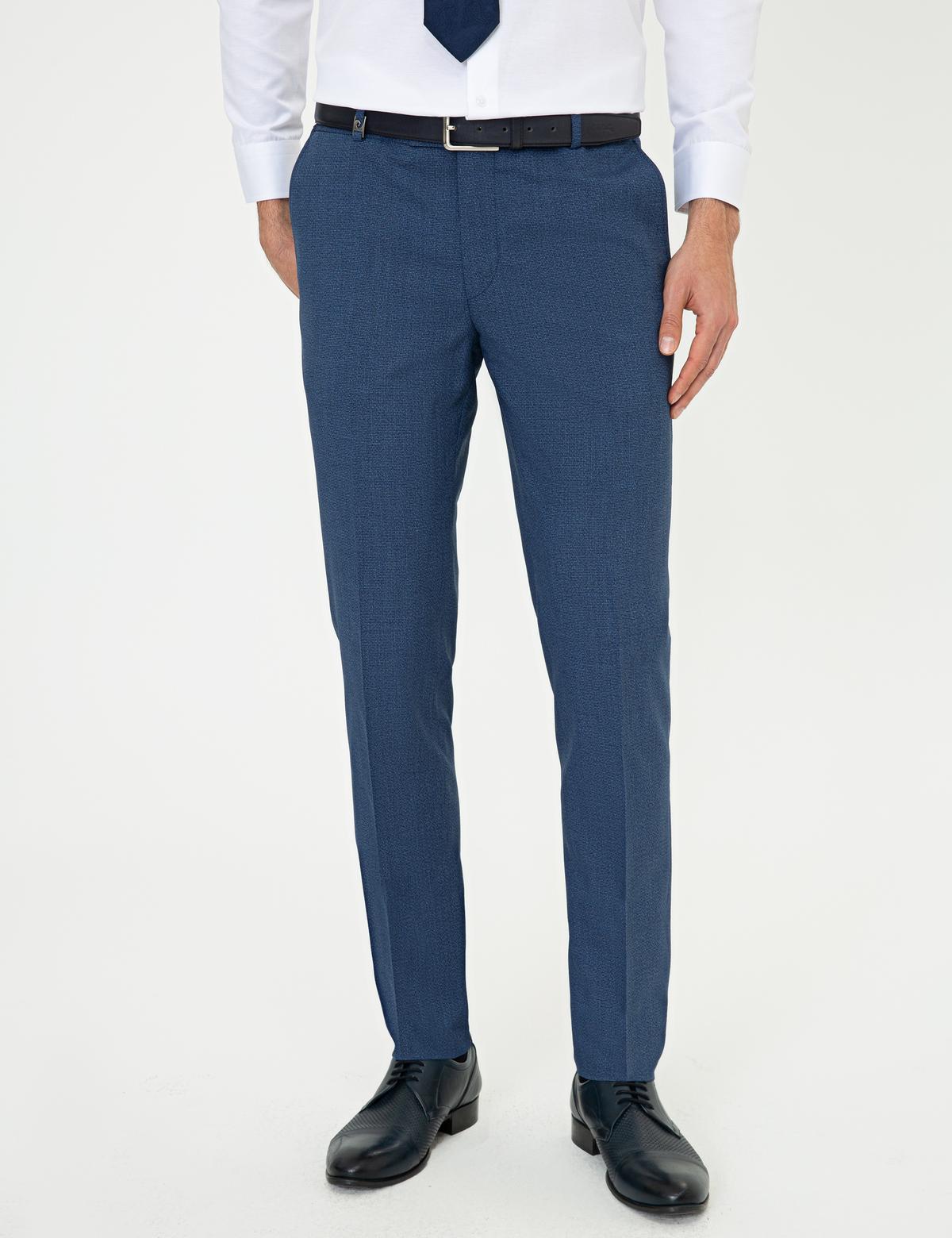 Açık Lacivert Ex. Slim Fit Kumaş Pantolon - 50252981077