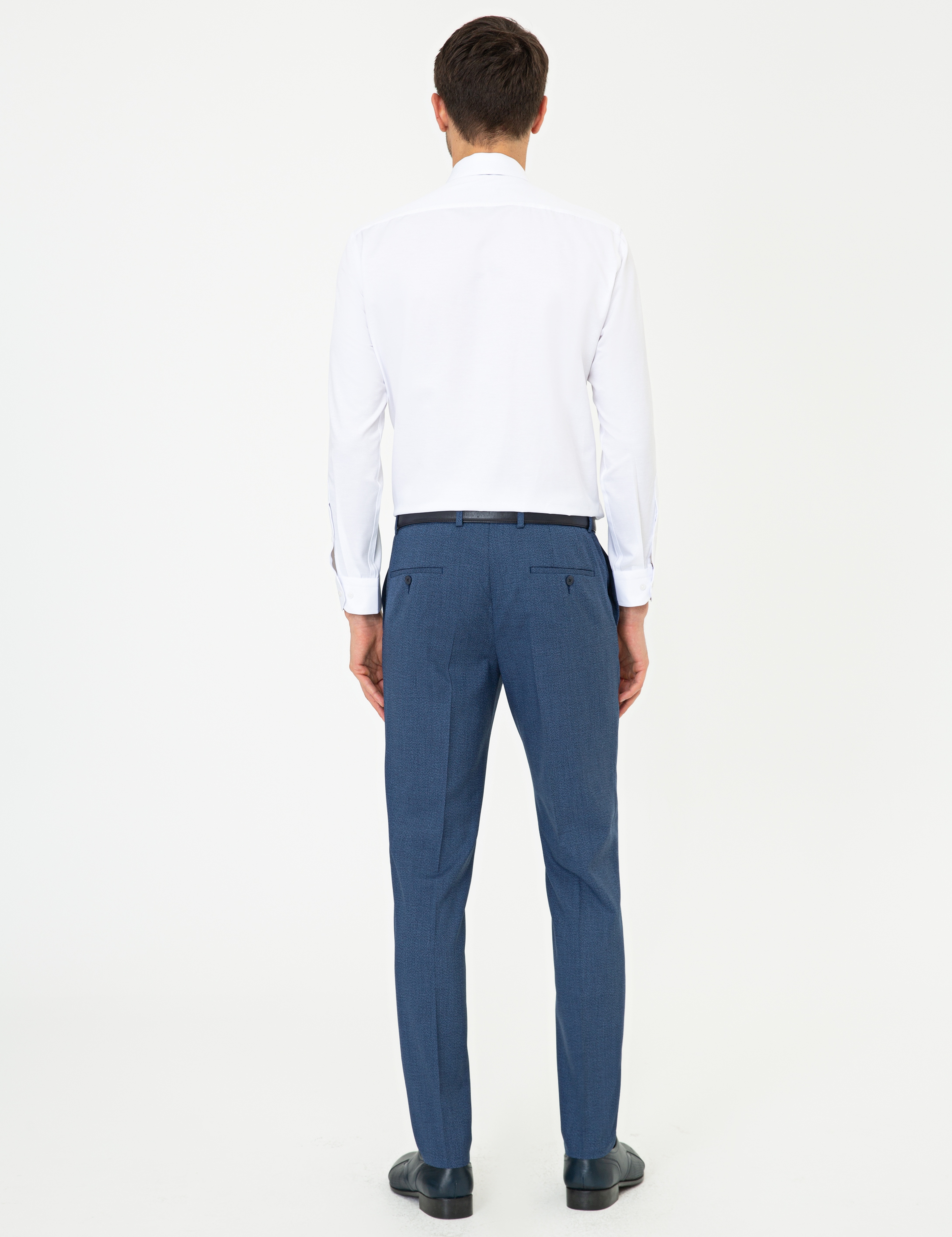 Açık Lacivert Ex. Slim Fit Kumaş Pantolon - Image 4