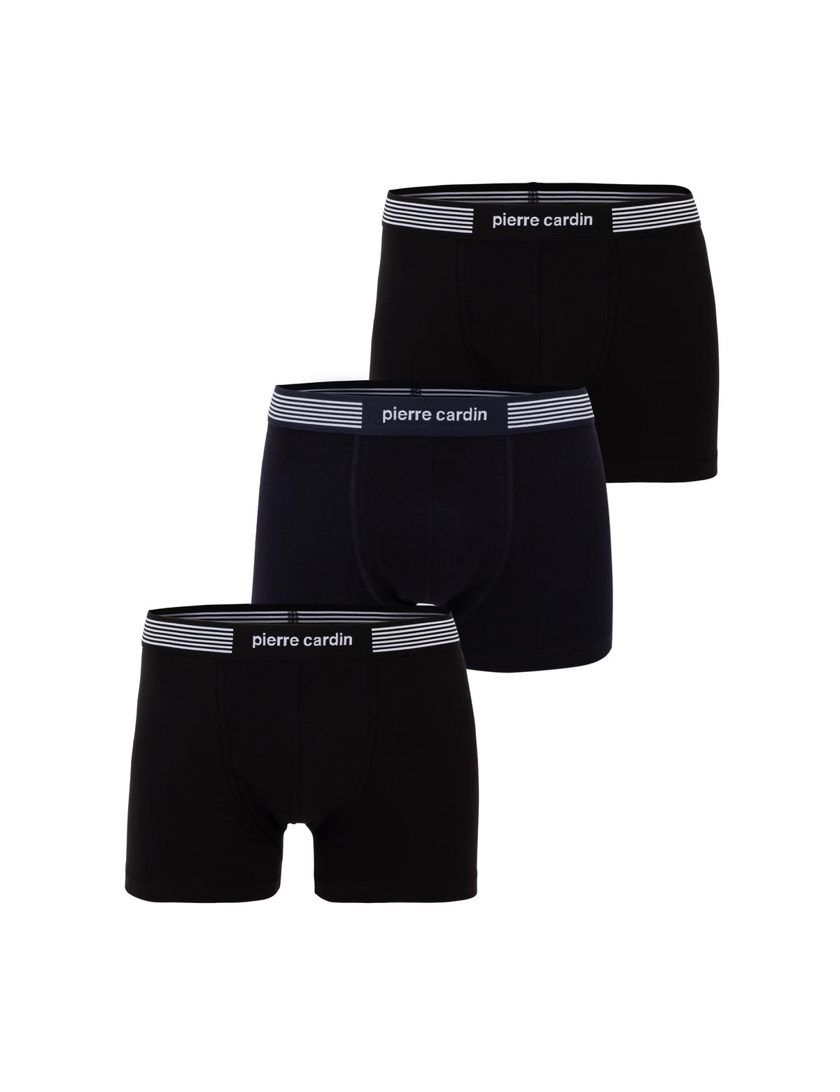 Renkli Pamuk Modal Karışımlı 3'lü Boxer