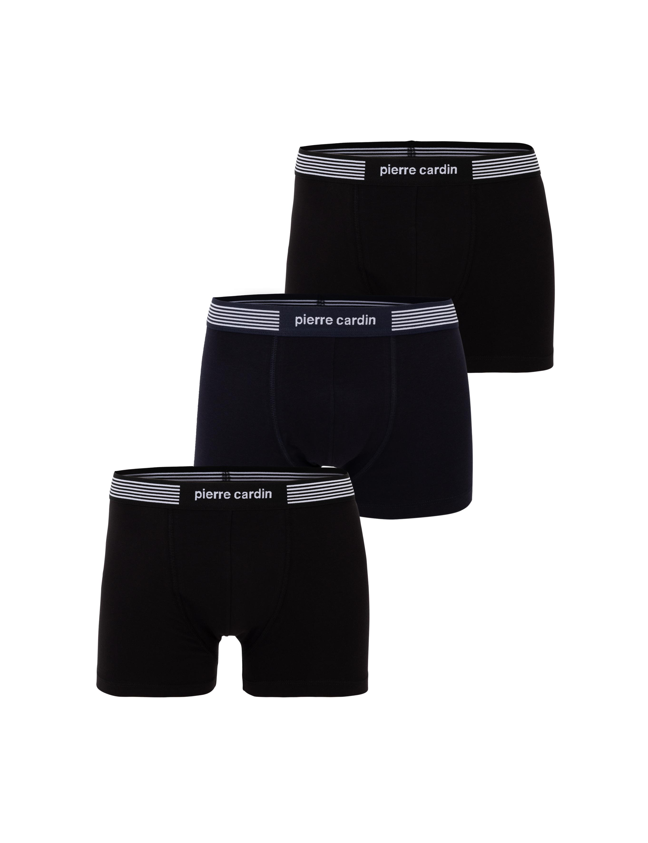 Renkli Pamuk Modal Karışımlı 3'lü Boxer