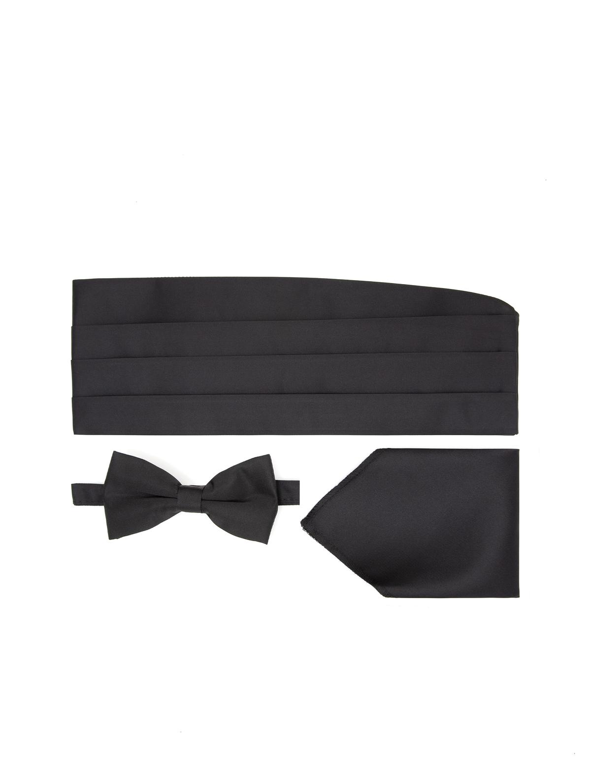 Siyah Papyon & Kuşak Seti