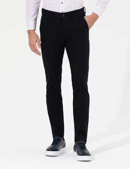 Siyah Slim Fit Chino Pantolon - 50265904127