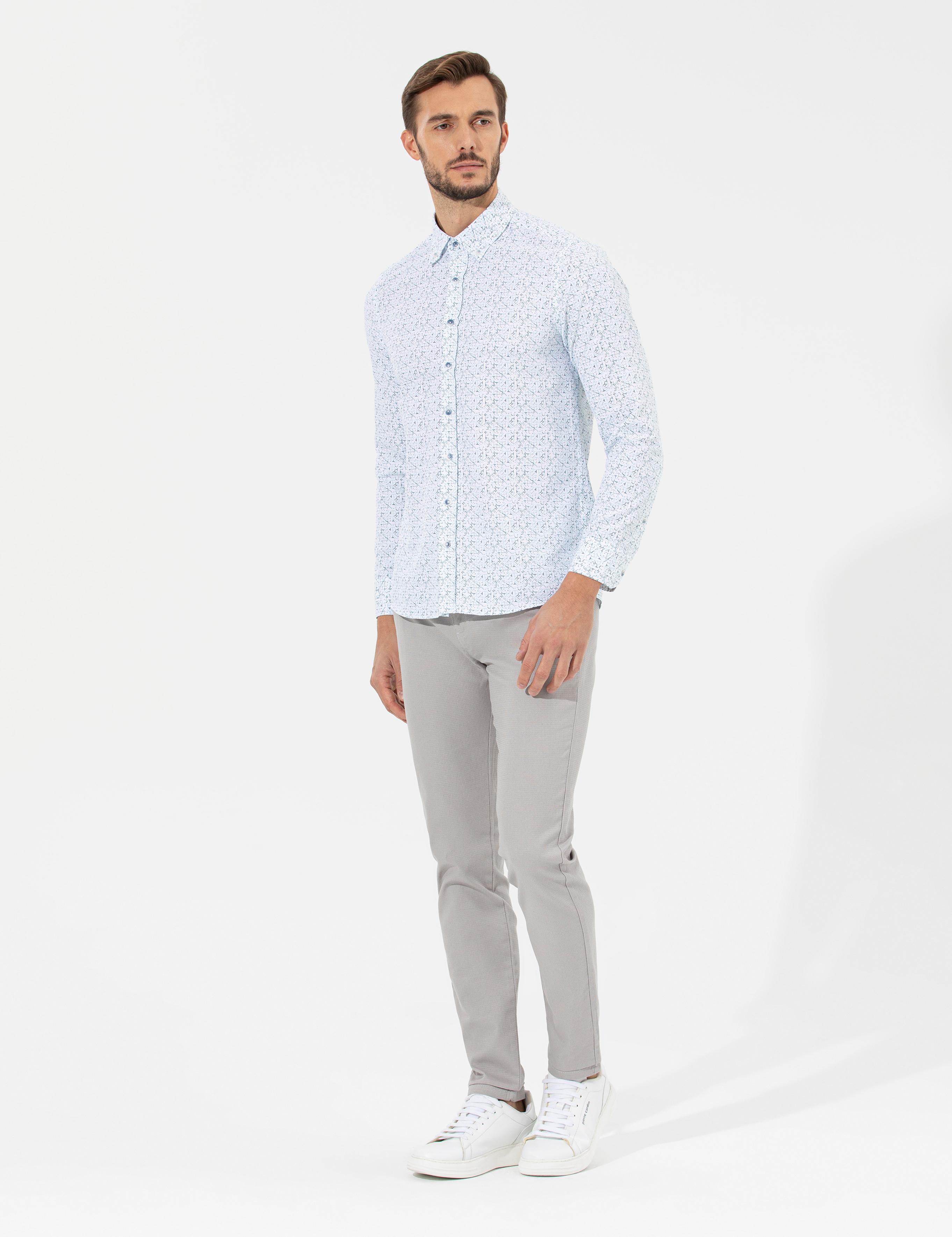 Taş Slim Fit Kanvas Pantolon