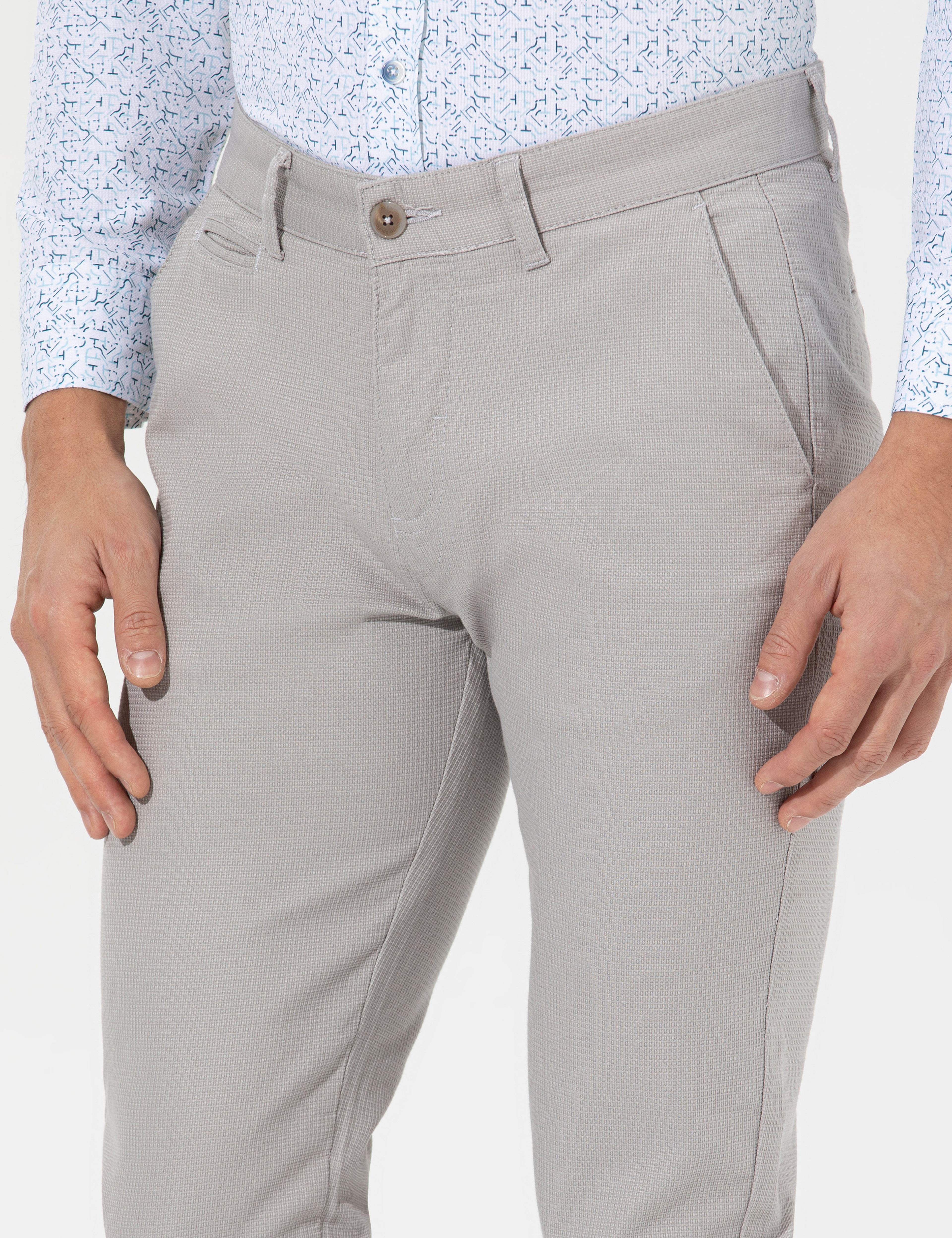 Taş Slim Fit Kanvas Pantolon