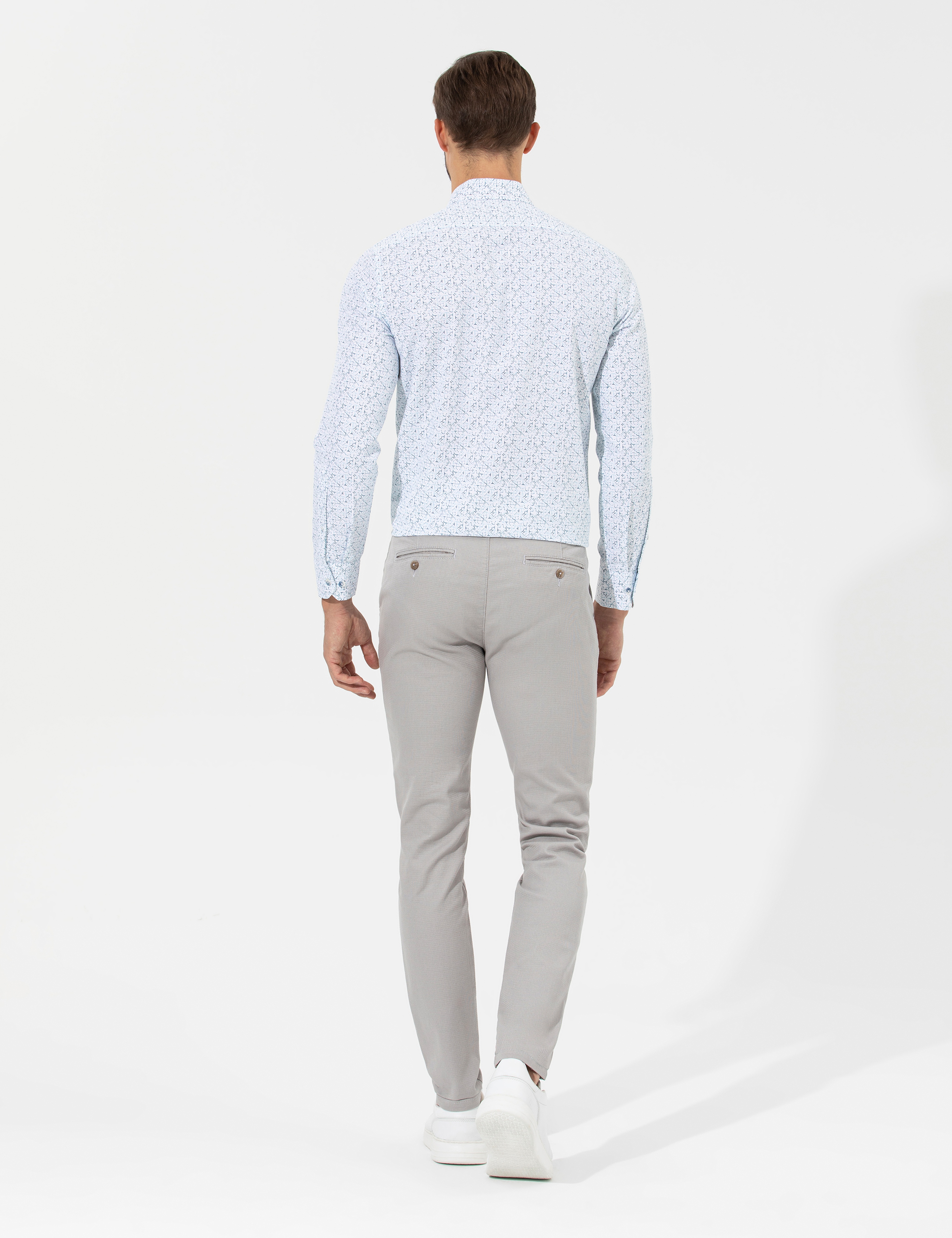 Taş Slim Fit Kanvas Pantolon