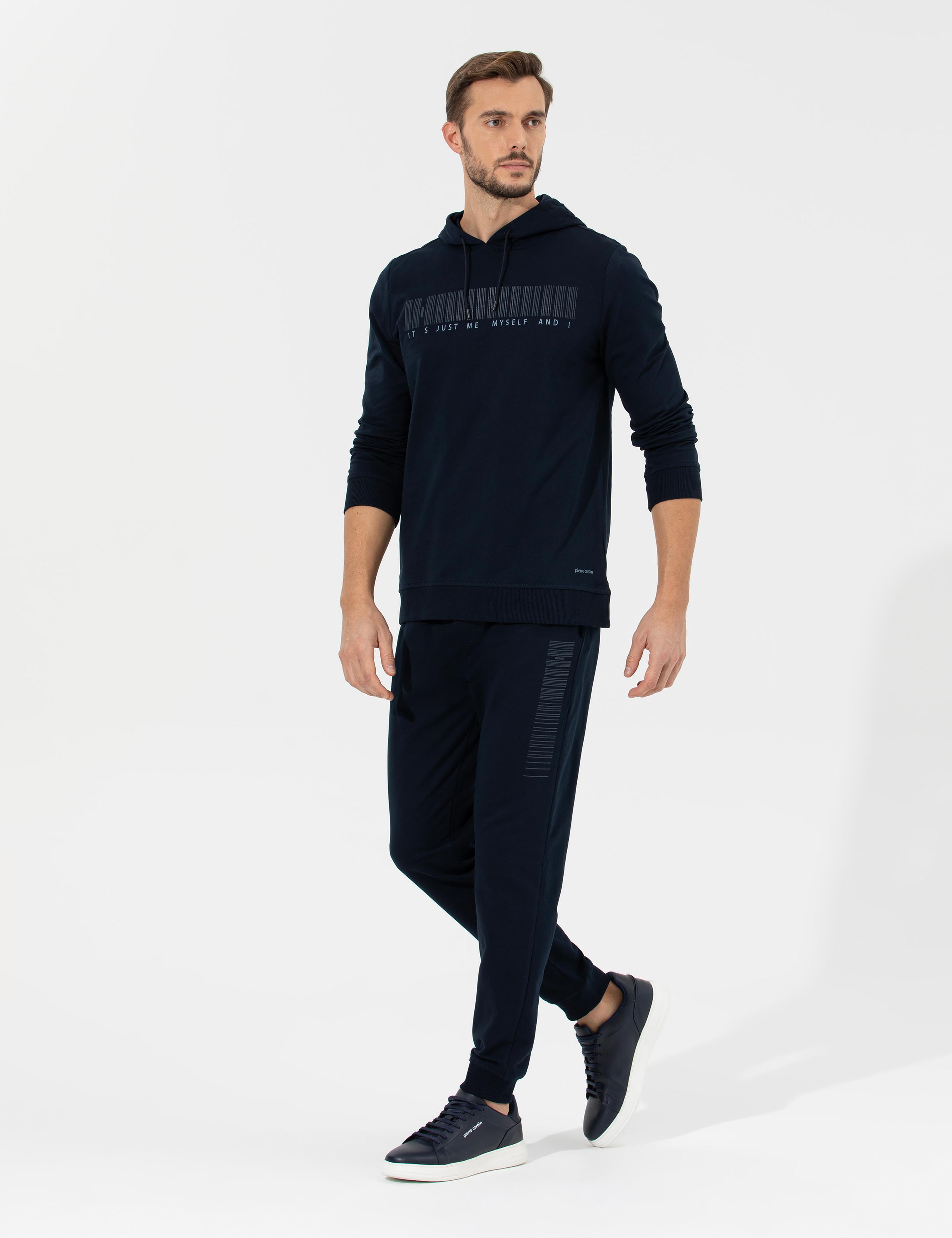 Lacivert Slim Fit Eşofman Altı