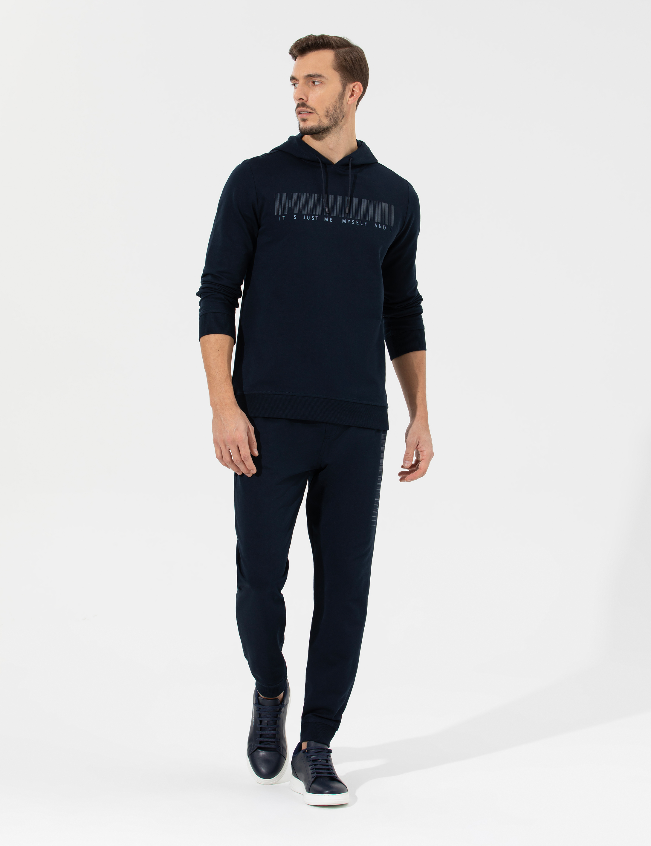 Lacivert Slim Fit Eşofman Altı - Image 3