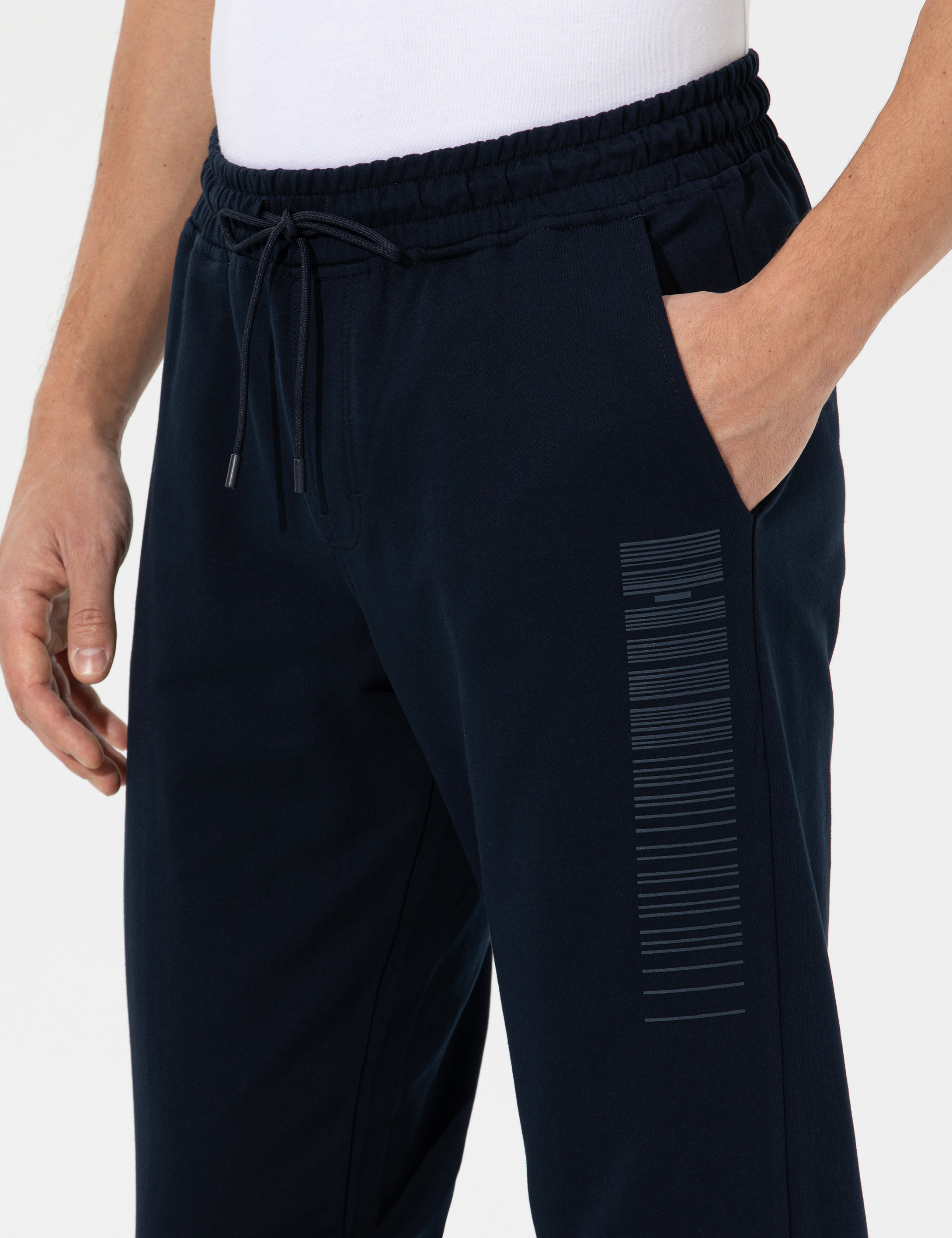 Lacivert Slim Fit Eşofman Altı - Image 5
