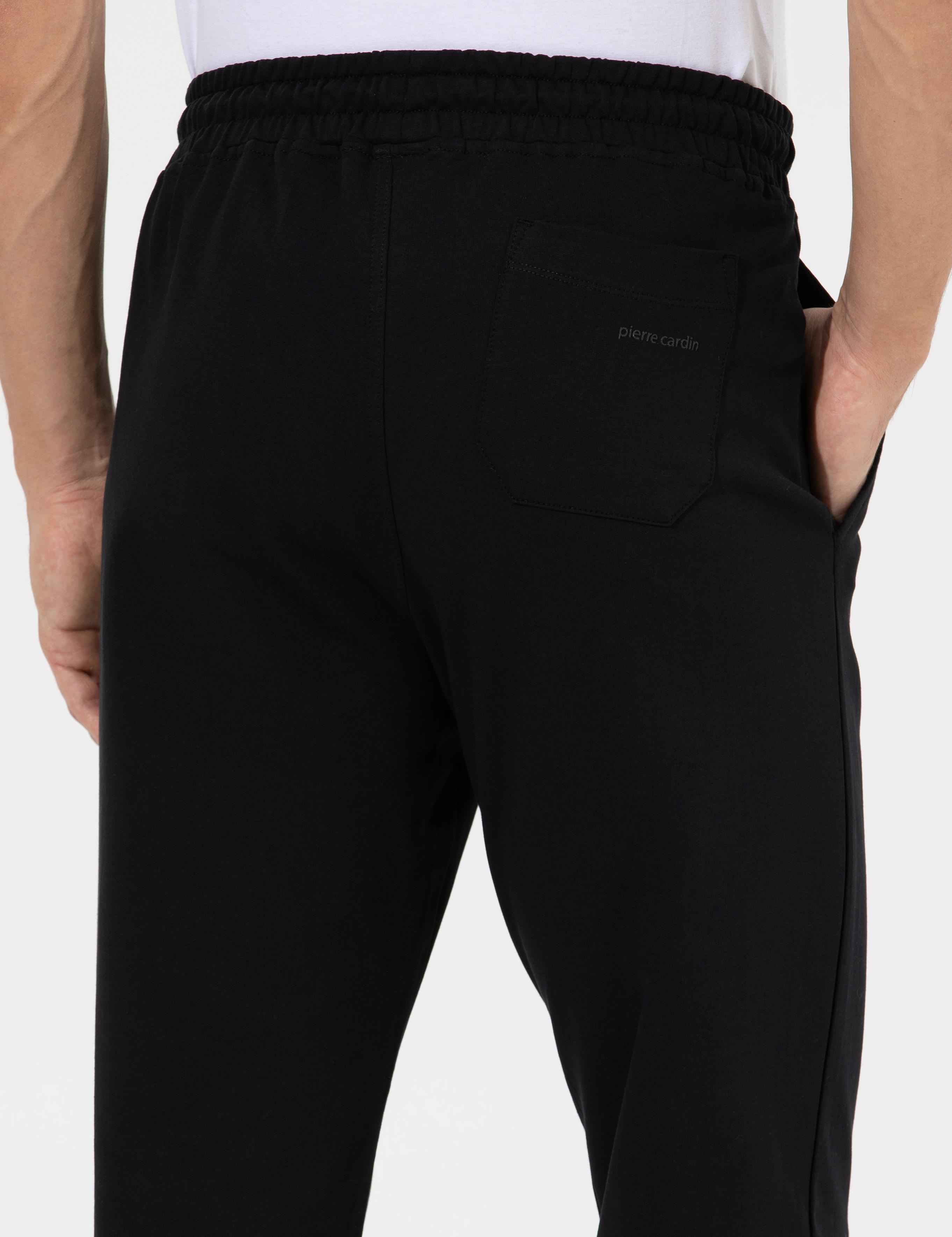 Siyah Slim Fit Eşofman Altı