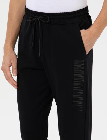 Siyah Slim Fit Eşofman Altı - 50261592017