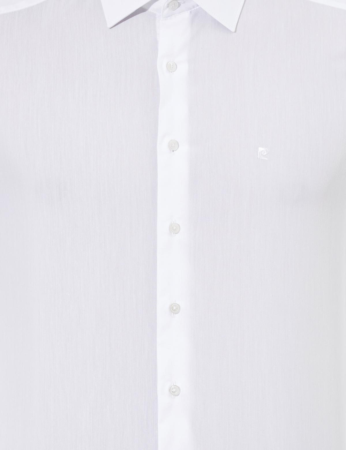 Beyaz Regular Fit Uzun Kollu Klasik Gömlek - 50255293033