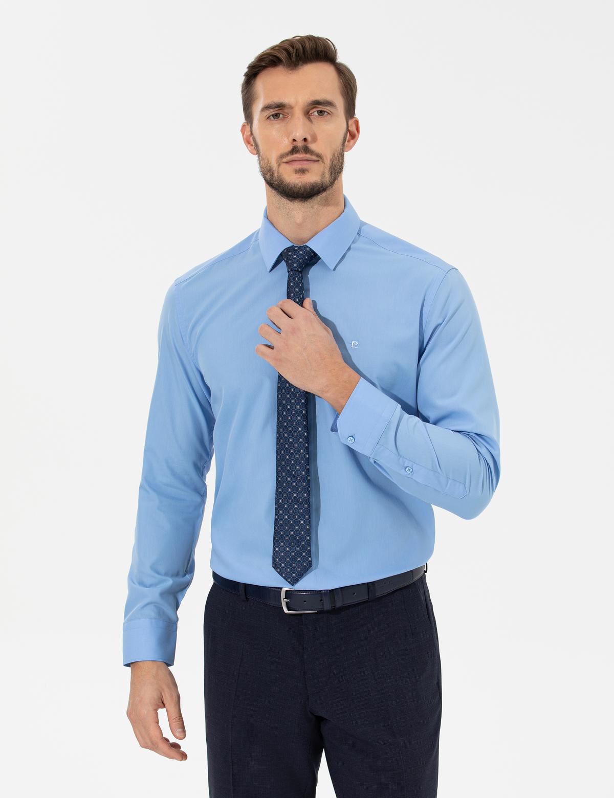 Mavi Regular Fit Uzun Kollu Klasik Gömlek