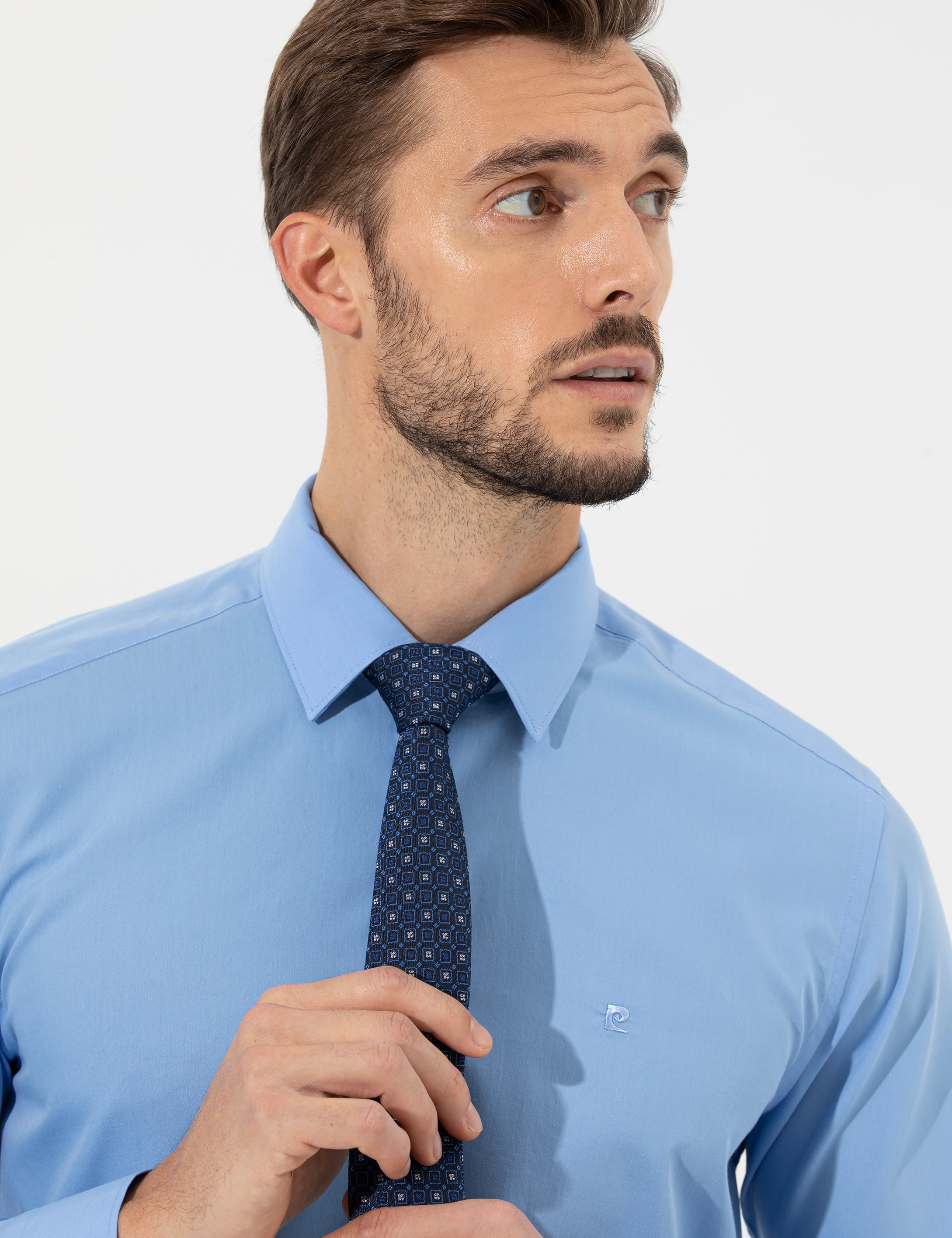 Mavi Regular Fit Uzun Kollu Klasik Gömlek - Image 3