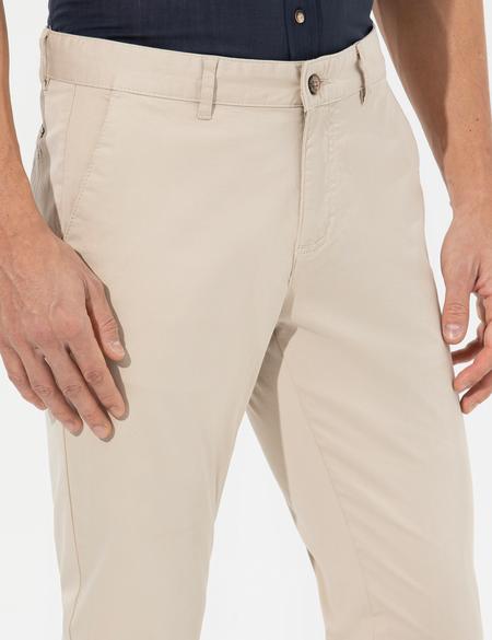 Bej Slim Fit Basic Chino Pantolon - 50268098019