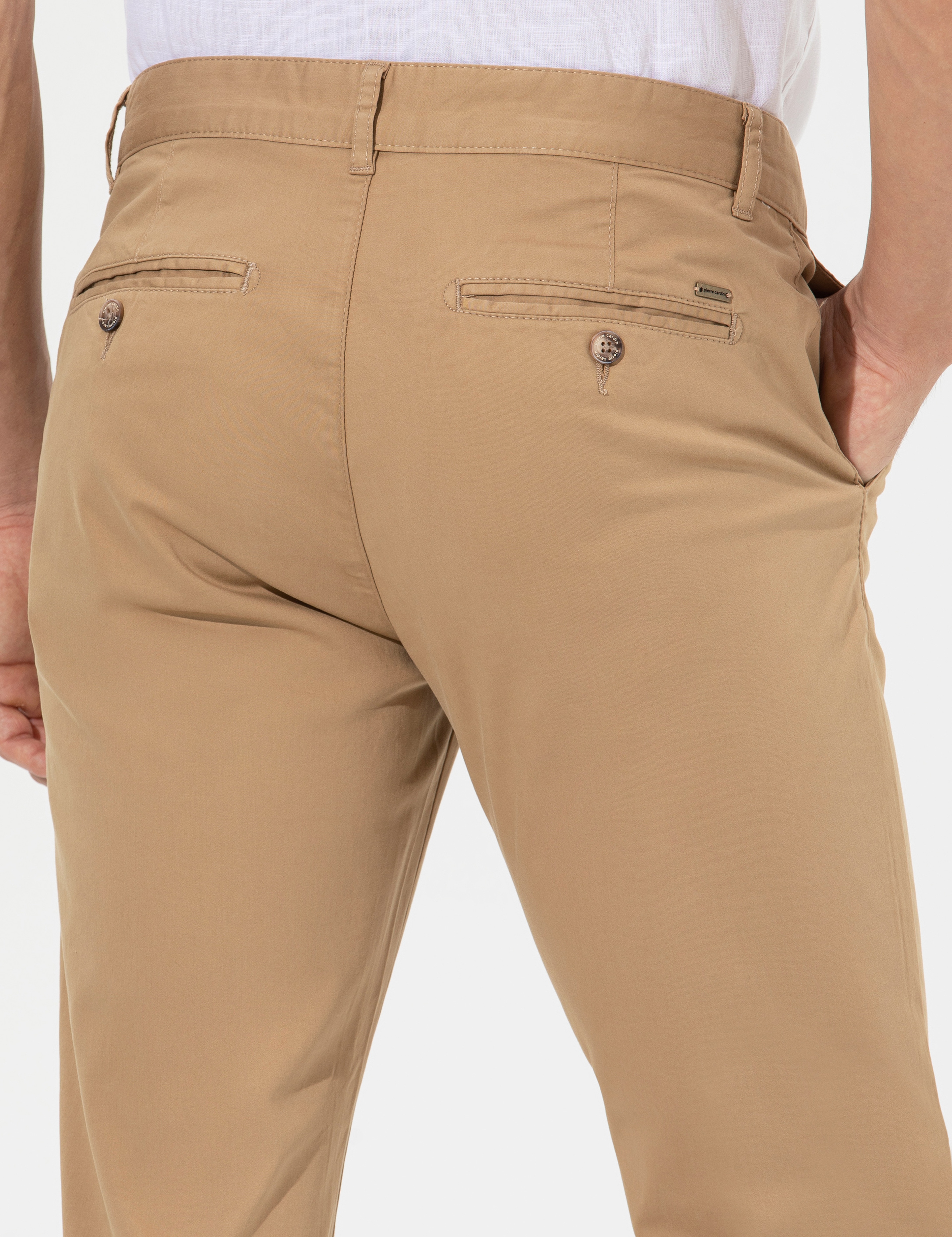 Camel Slim Fit Basic Chino Pantolon - Image 7