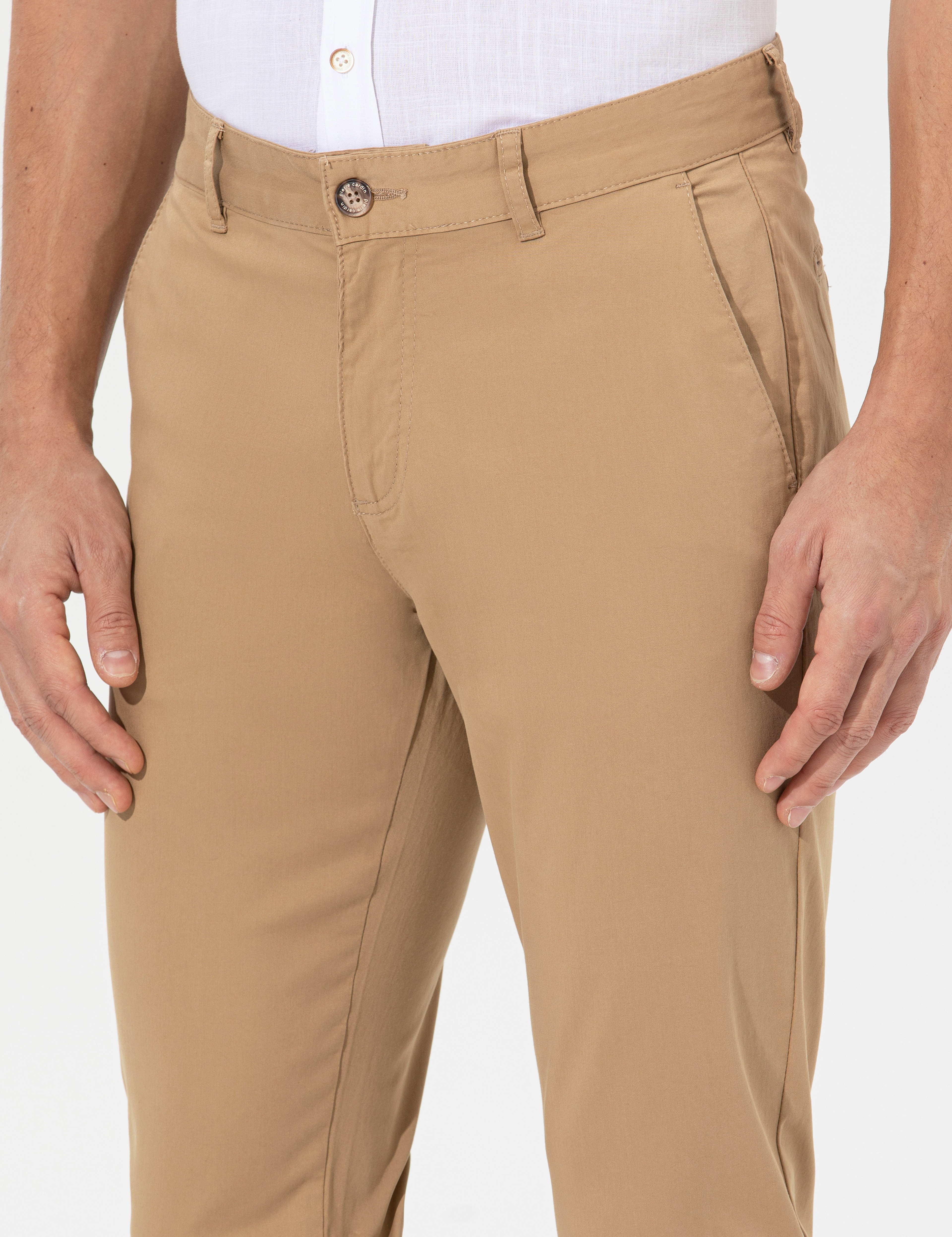 Camel Slim Fit Basic Chino Pantolon - Image 5