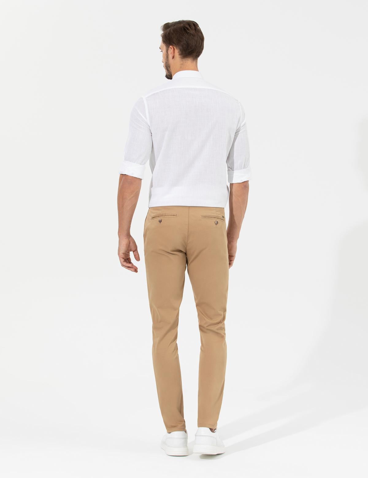 Camel Slim Fit Basic Chino Pantolon - 50268098461