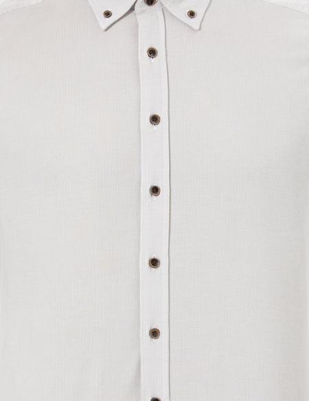 Bej Regular Fit Uzun Kollu Gömlek - 50259467007