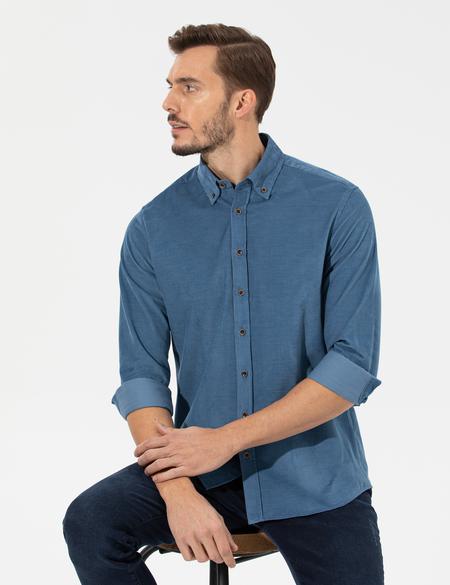 Mavi Regular Fit Uzun Kollu Gömlek - 50259467048