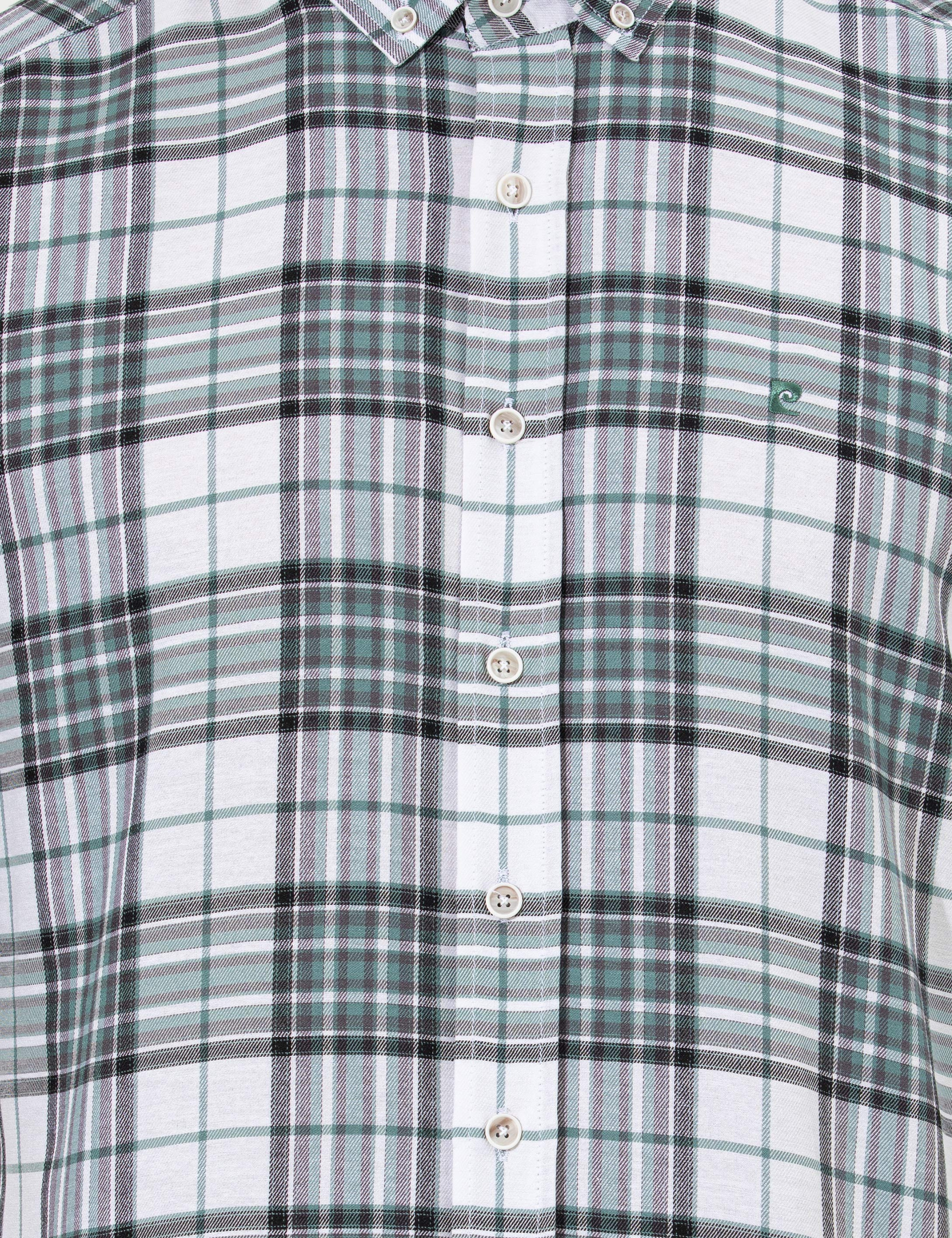 Su Yeşili Slim Fit Uzun Kollu Gömlek - Image 6