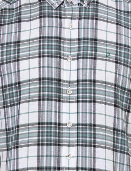 Su Yeşili Slim Fit Uzun Kollu Gömlek - 50255295014