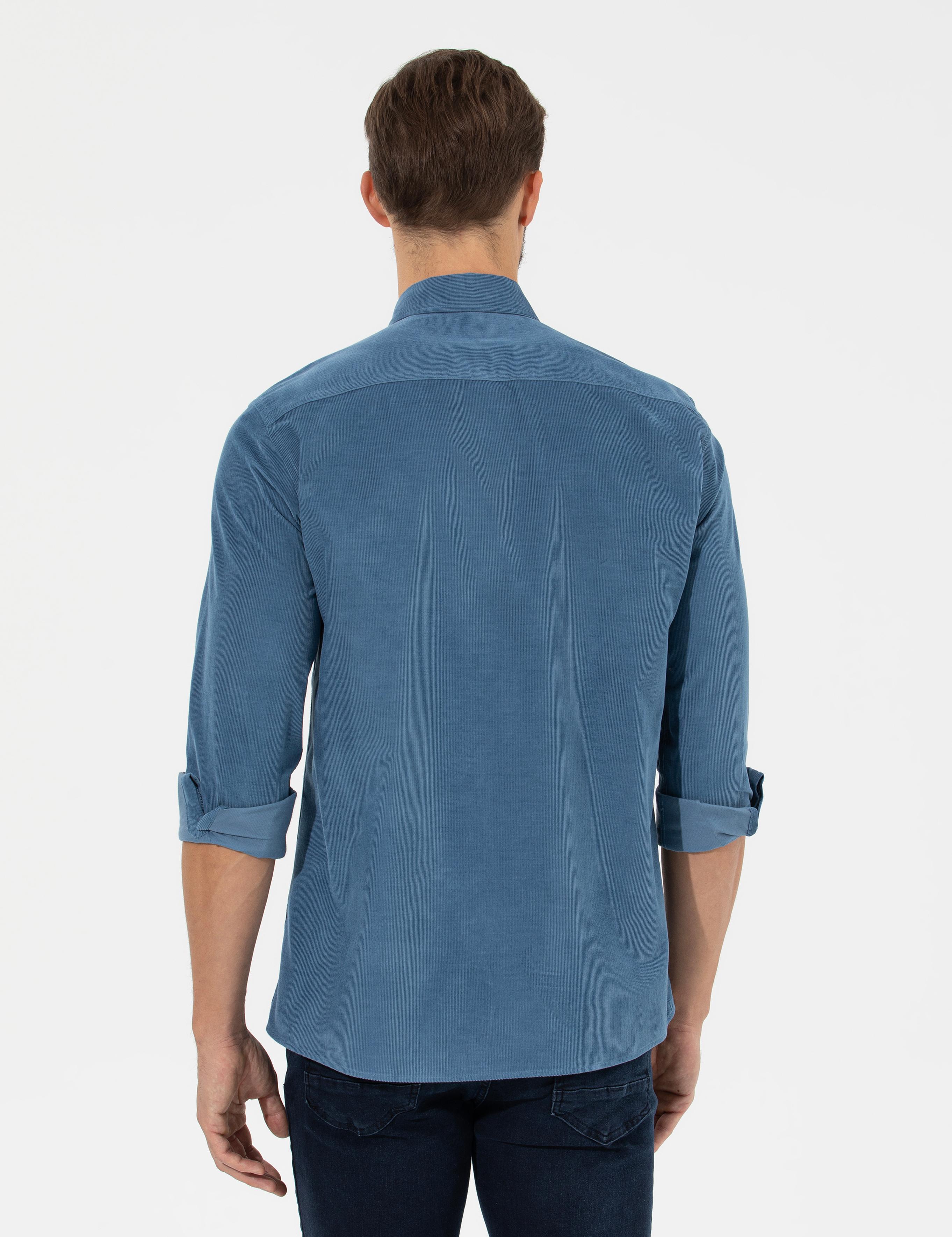 Mavi Regular Fit Uzun Kollu Gömlek