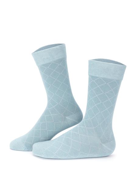 Erkek Turkuaz Çorap - 50267631004